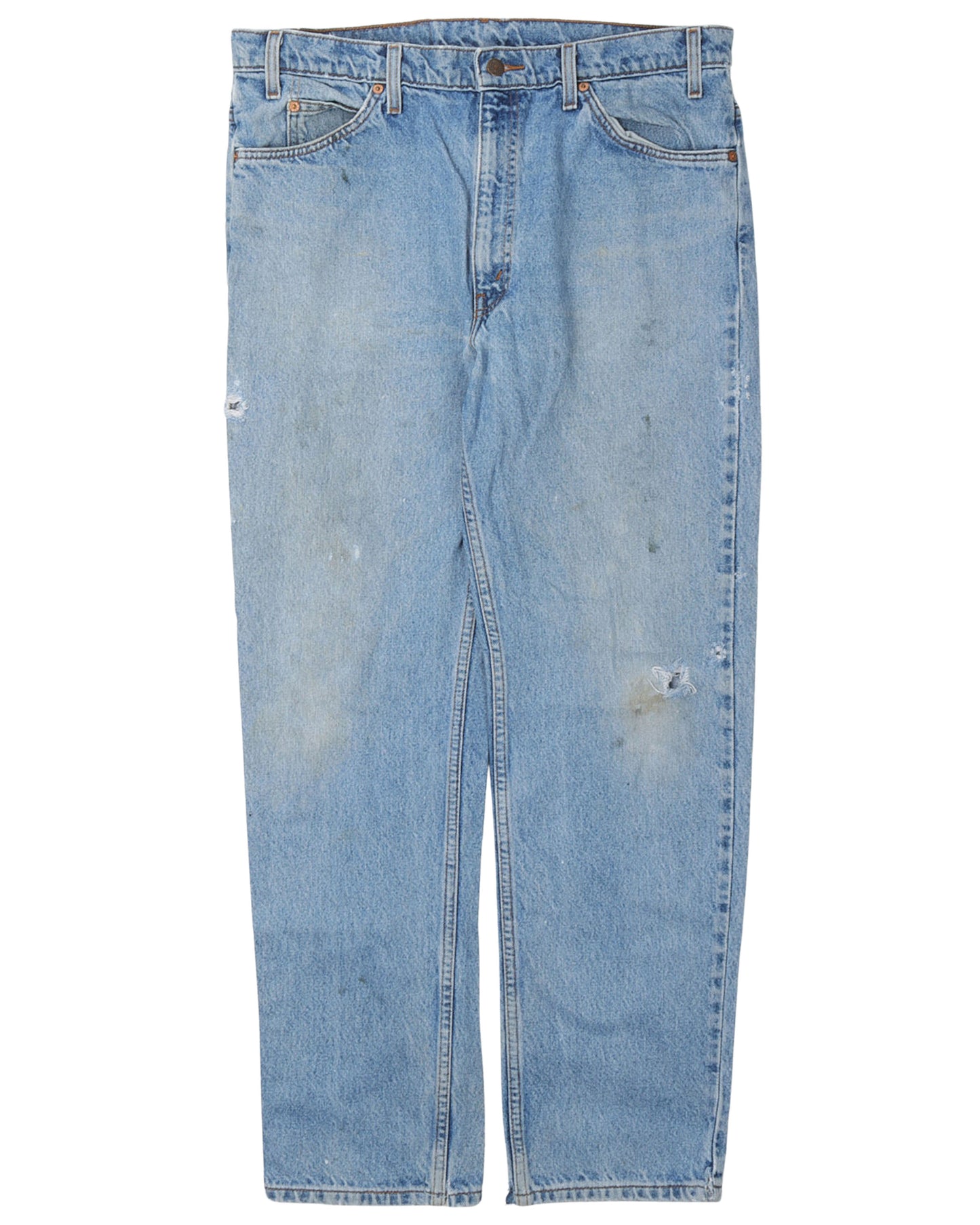 Levi 505 Orange Tab Jeans