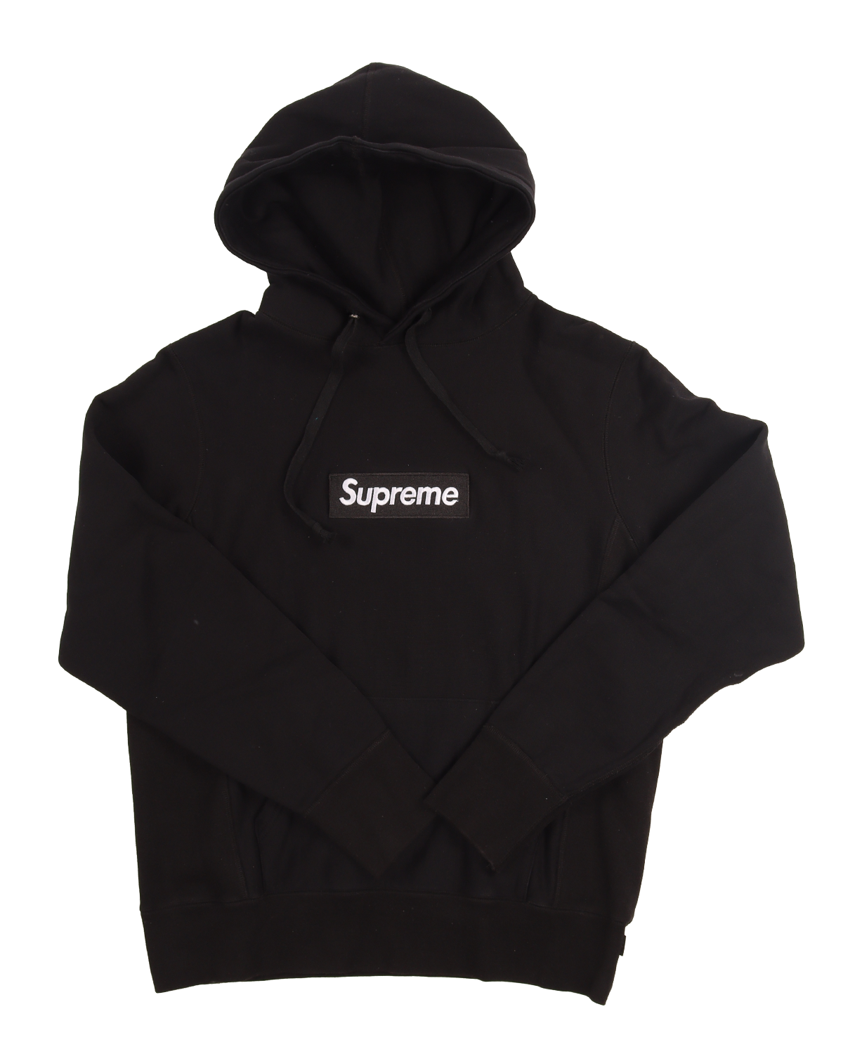 Black supreme top box hoodie