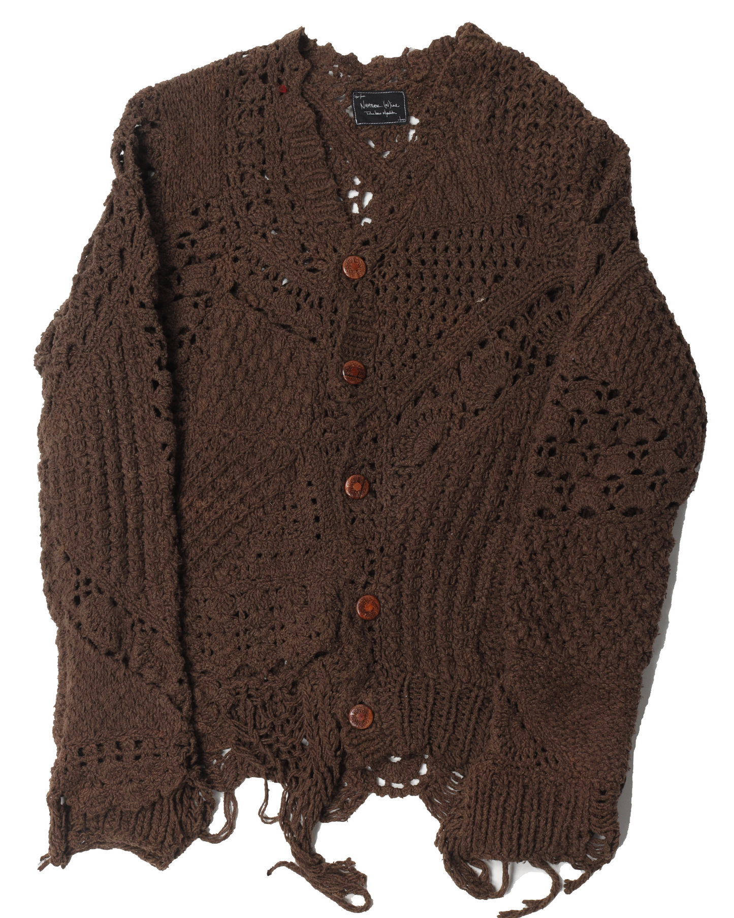Brown Knitted Cardigan