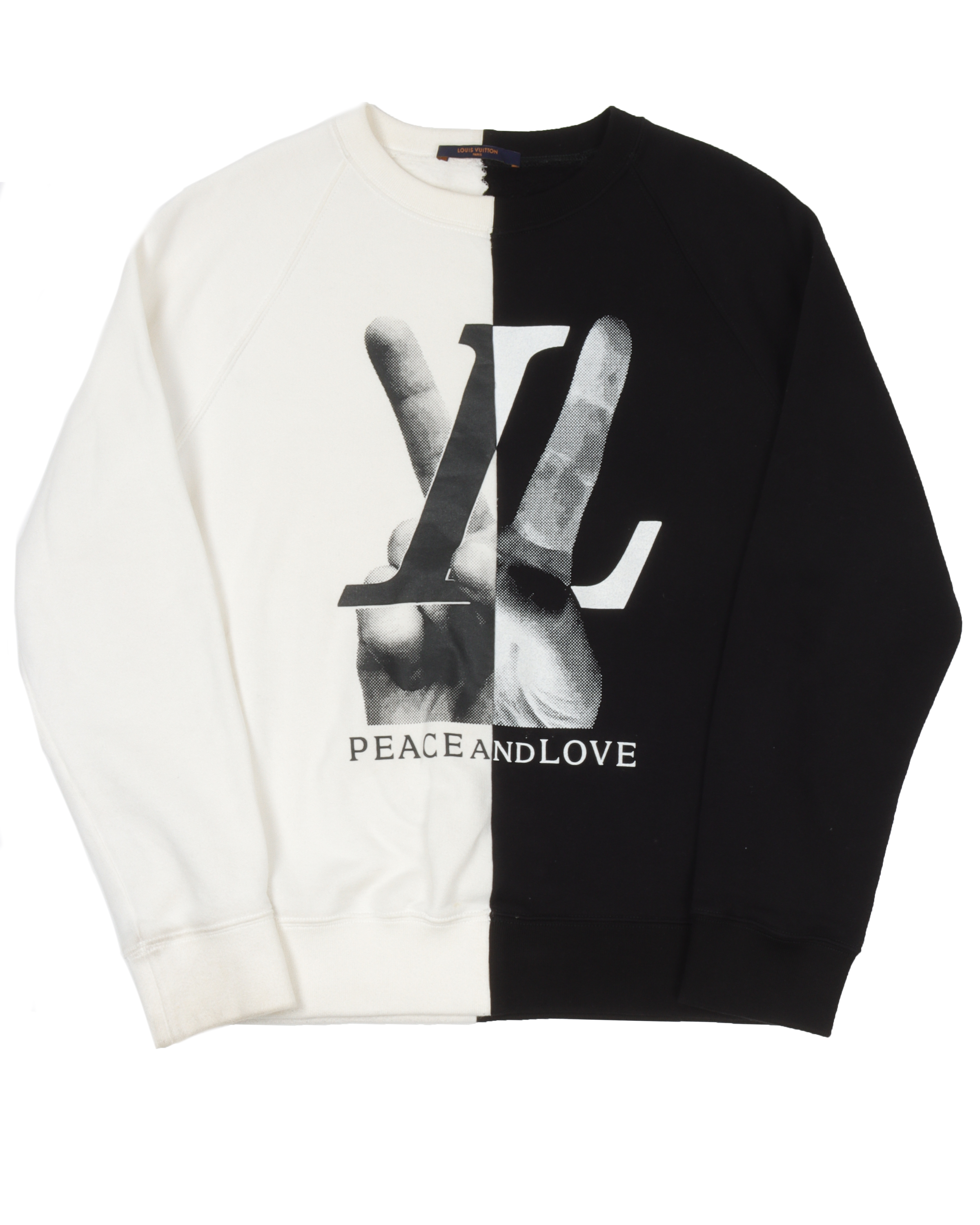 Louis vuitton peace and love best sale hoodie
