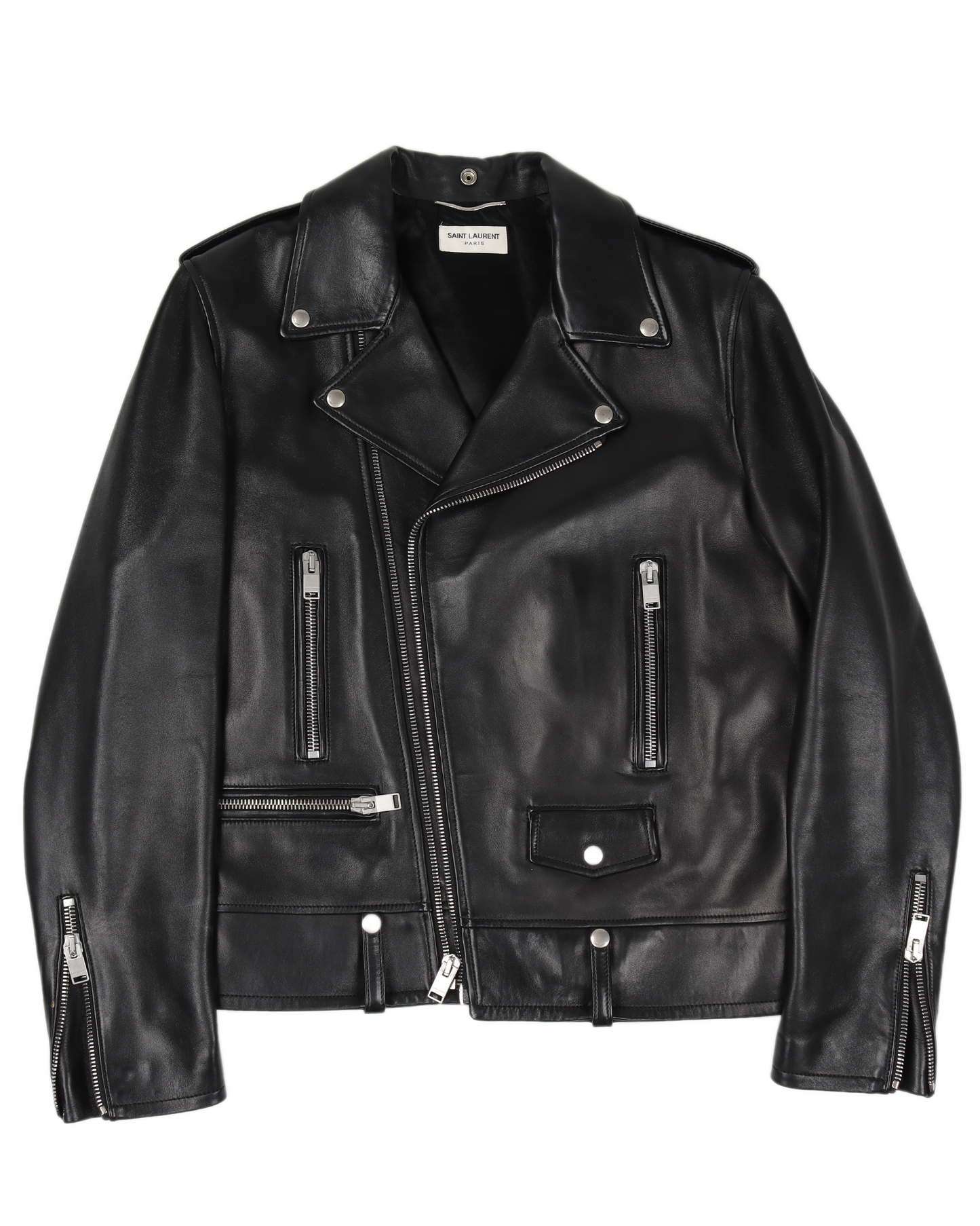 FW13 L01 Lambskin Leather Motorcycle Jacket