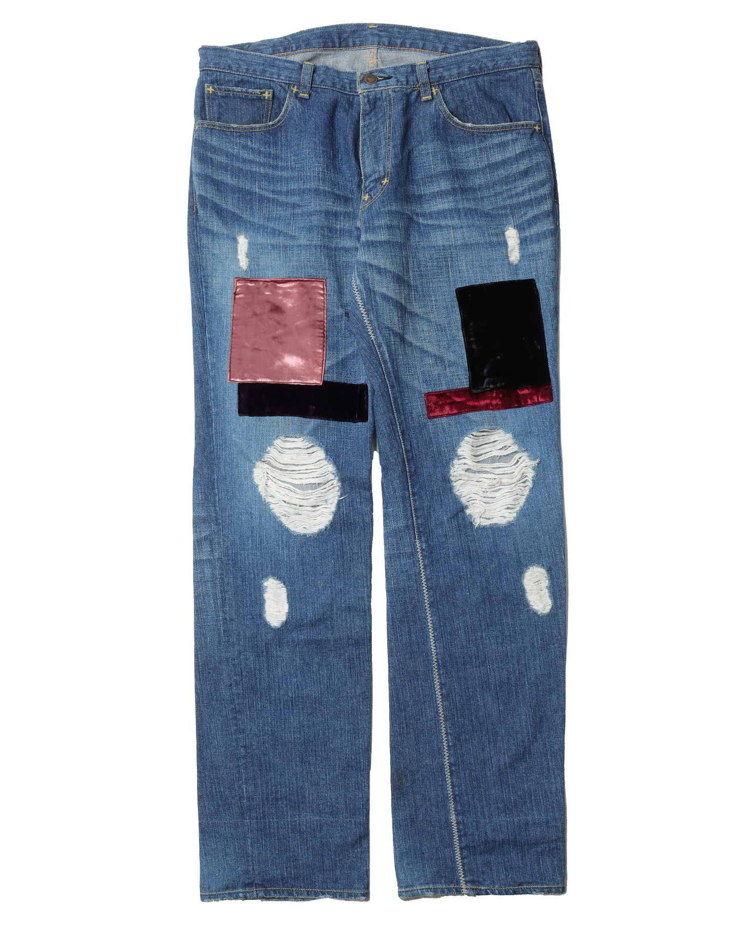 Patched Jeans
