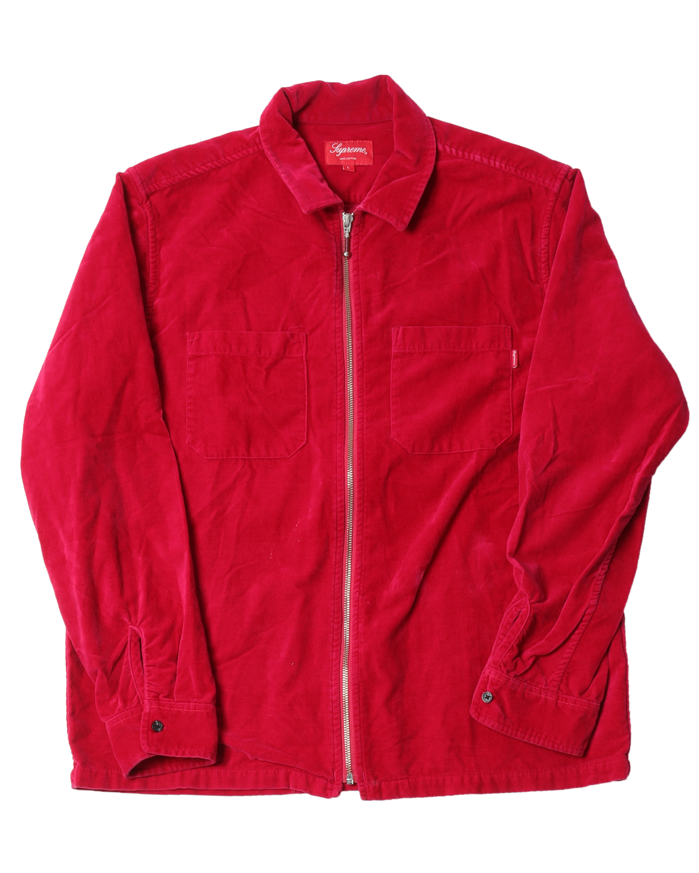 Supreme velour online zip up