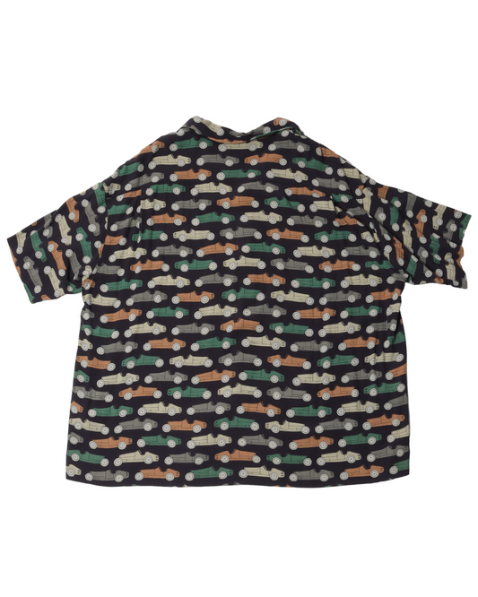 Cars Short Sleeve Button Up Shirt