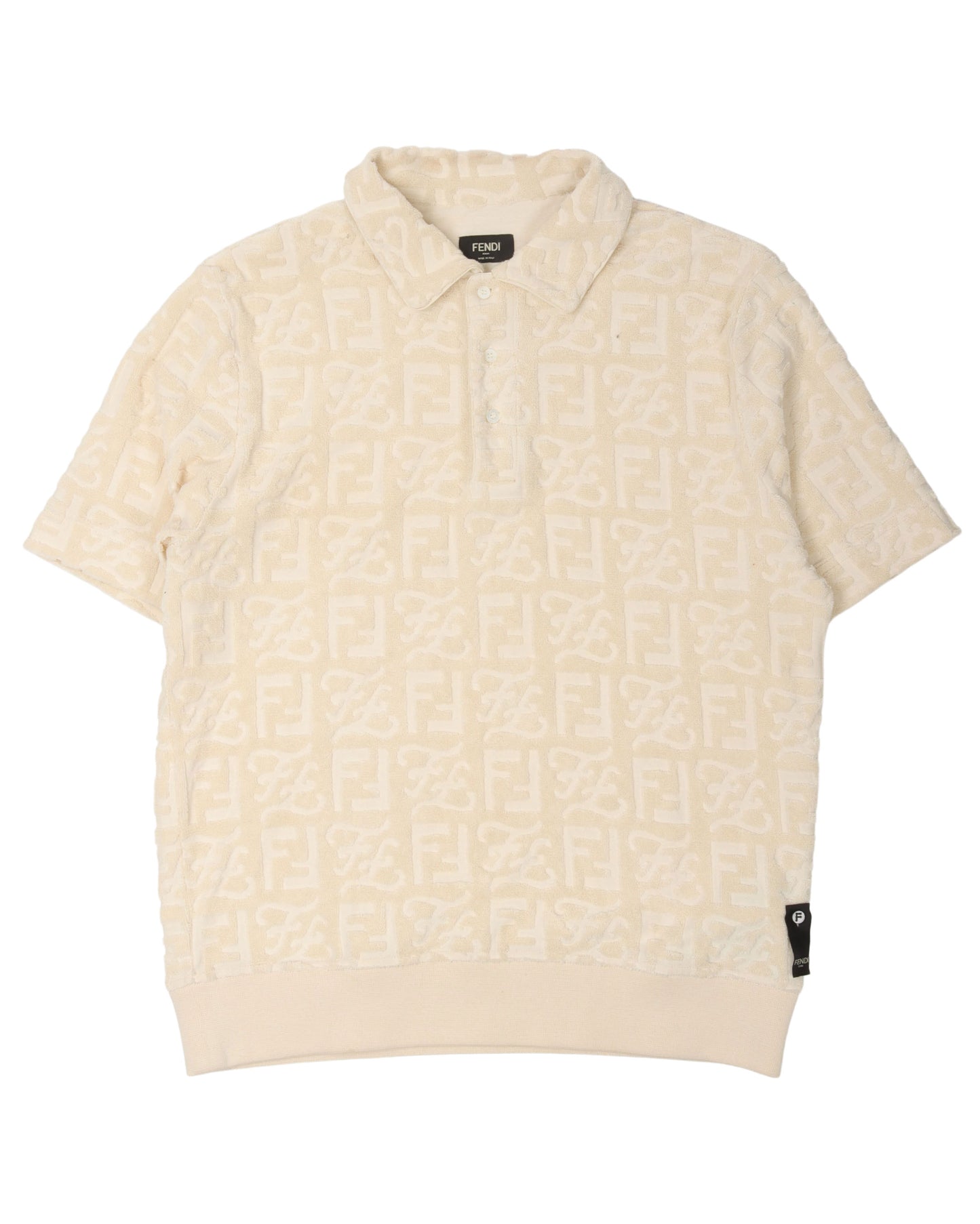 Terry Cloth Polo Shirt
