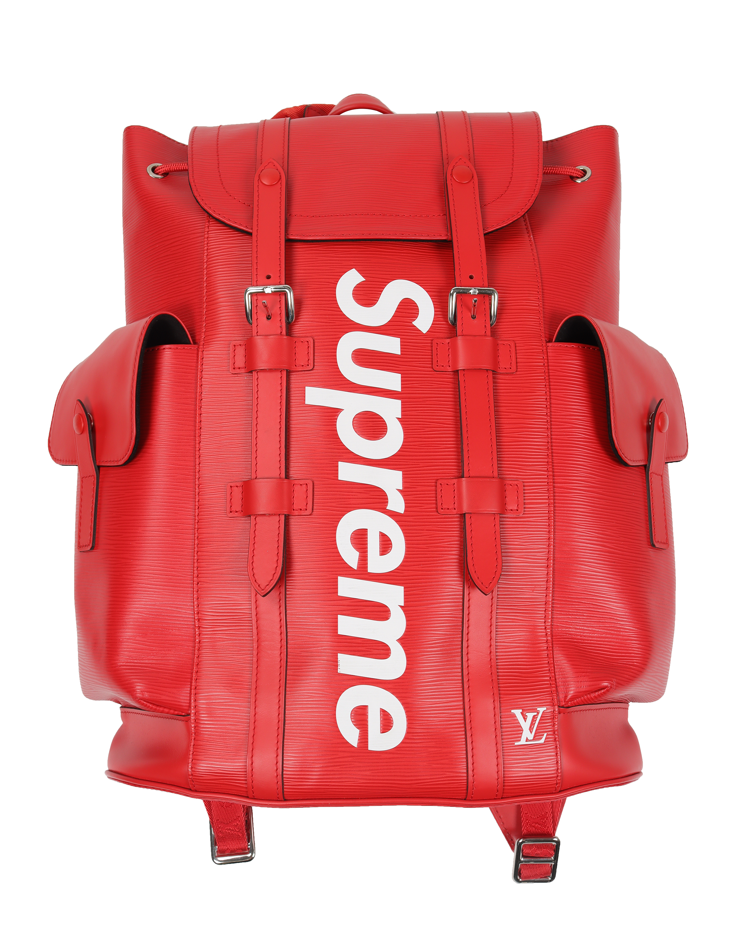 Louis Vuitton Supreme Christopher Backpack Epi PM Red