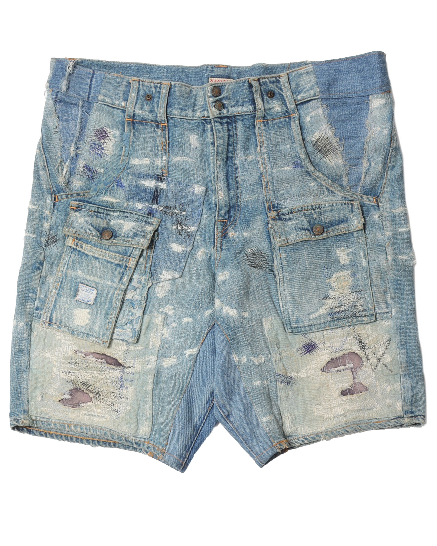 Boro Denim Shorts