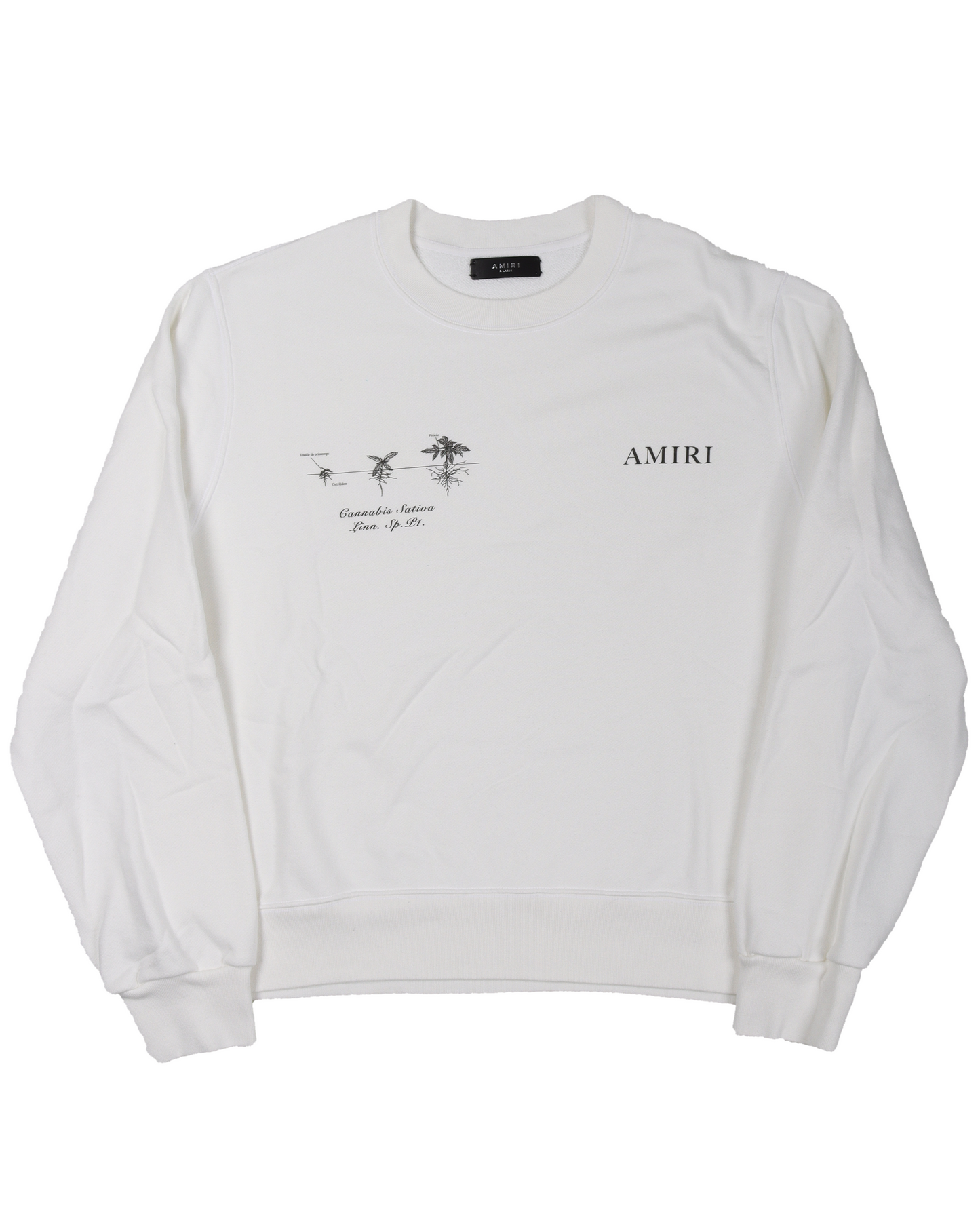 Medical Hemp Print Jersey Sweatshirt