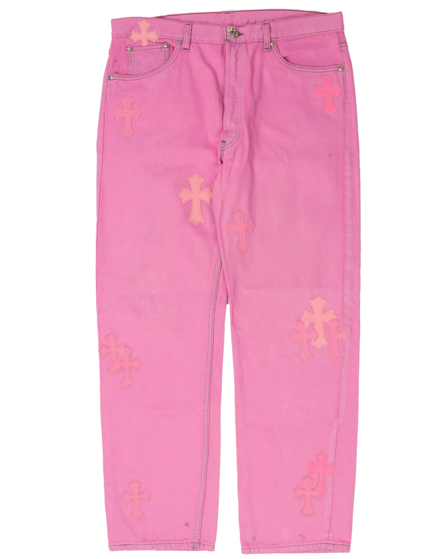 Levi's Cross Patch Denim Sex Records Neon Pink