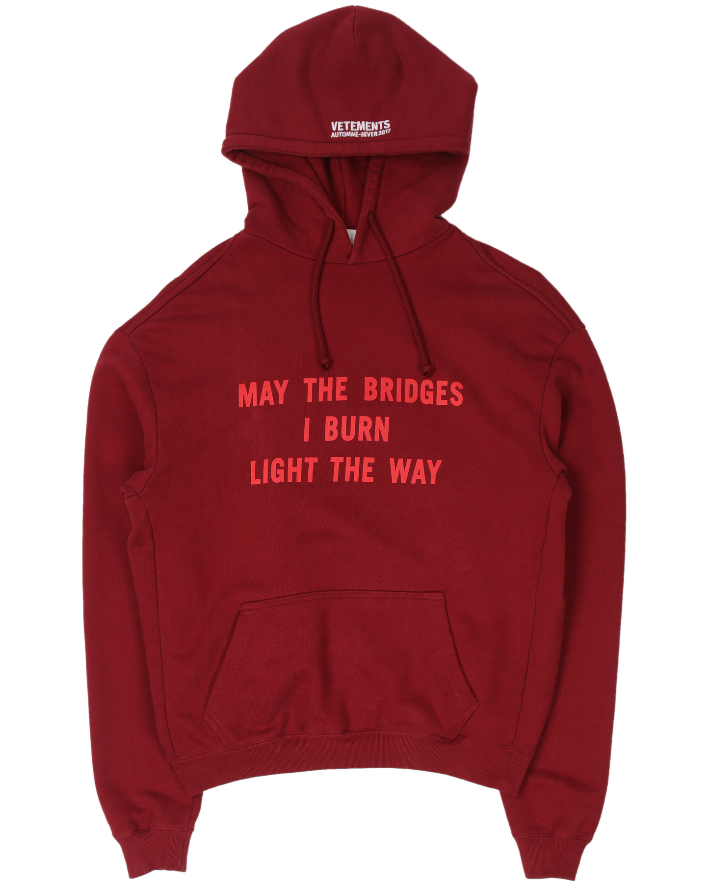 FW17 Bridges Burgundy Oversized Hoodie