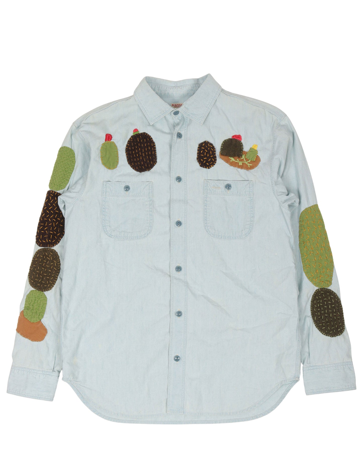 Patchwork Denim Shirt