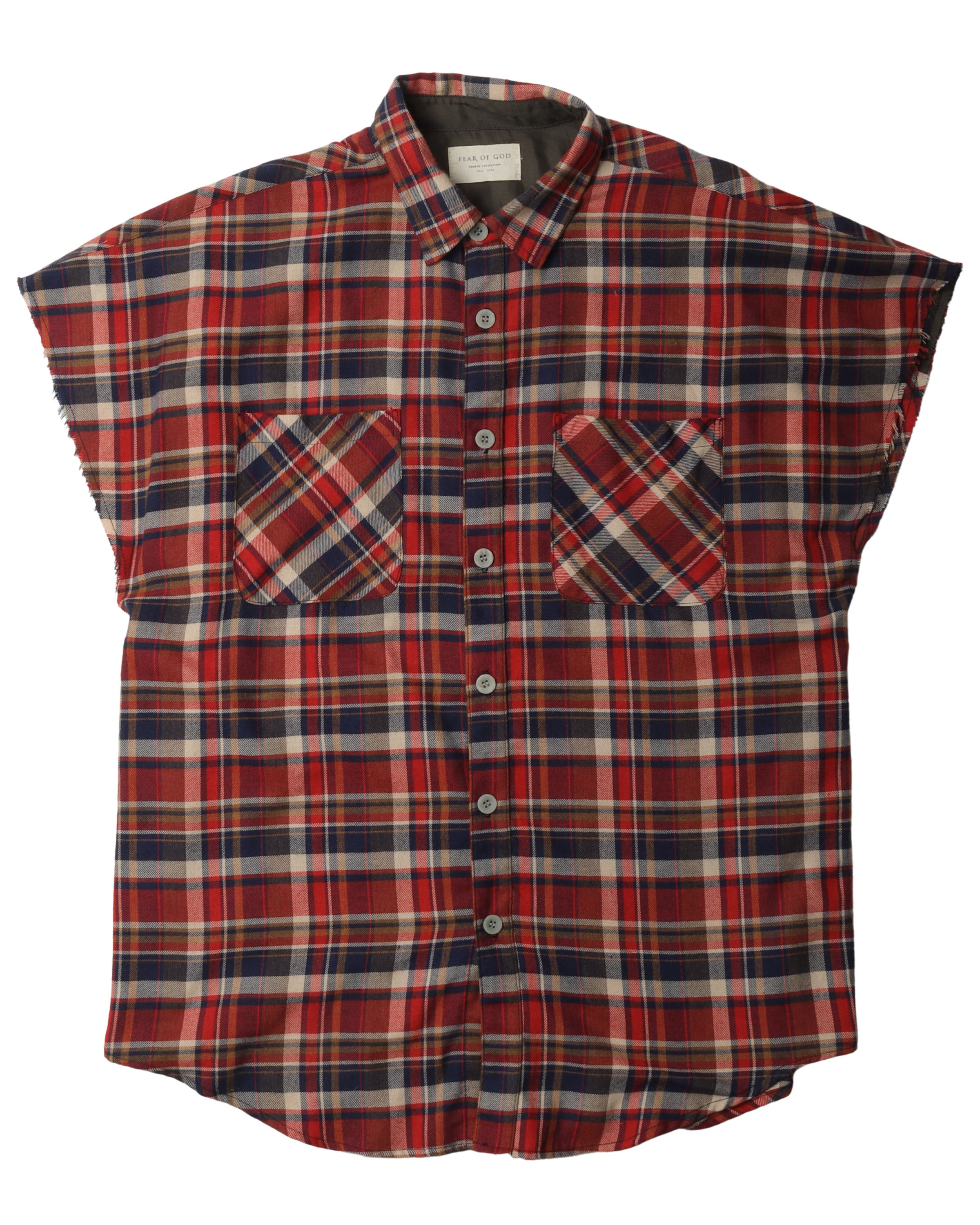 Fear of God Fourth Collection Sleeveless Flannel Shirt