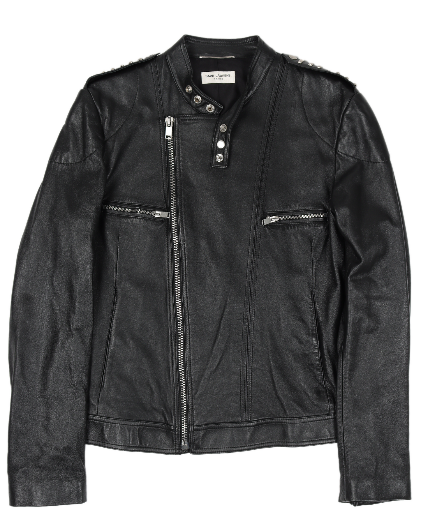 SS15 Studded Leather Jacket