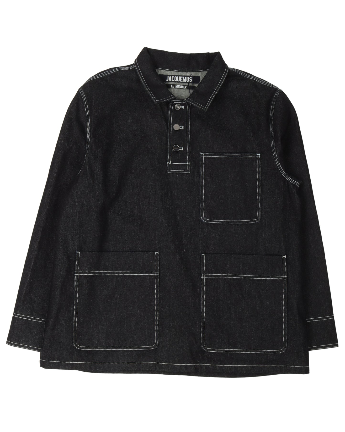 Denim Pullover Shirt