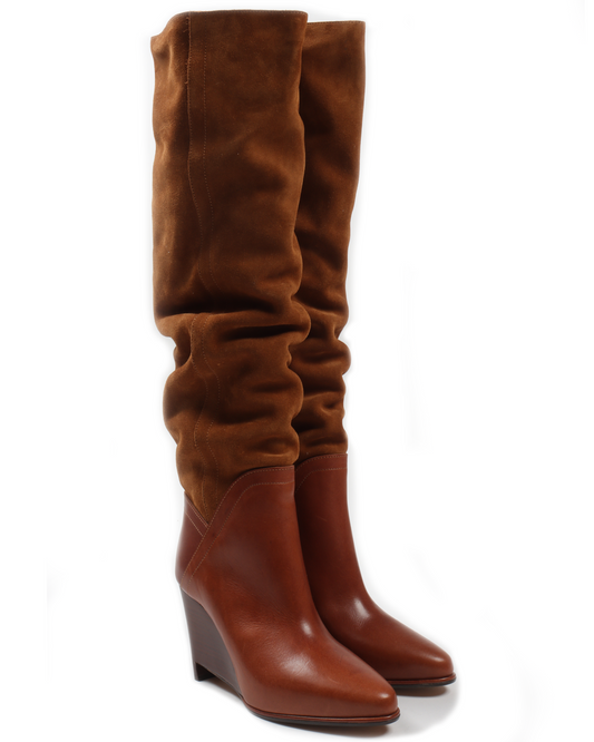 AW16 Galliano Era Suede Leather Boots