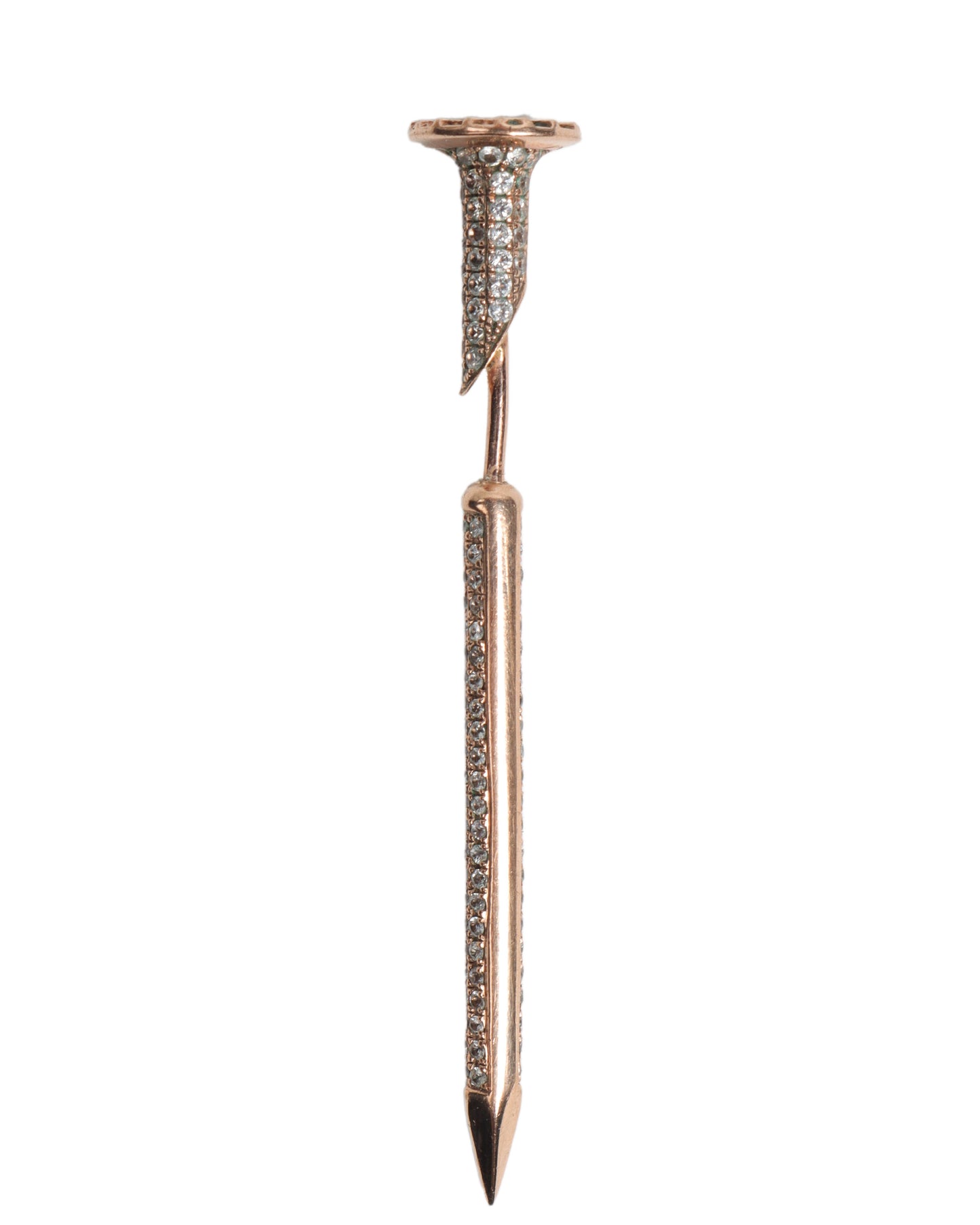Rose Gold Nail Earring
