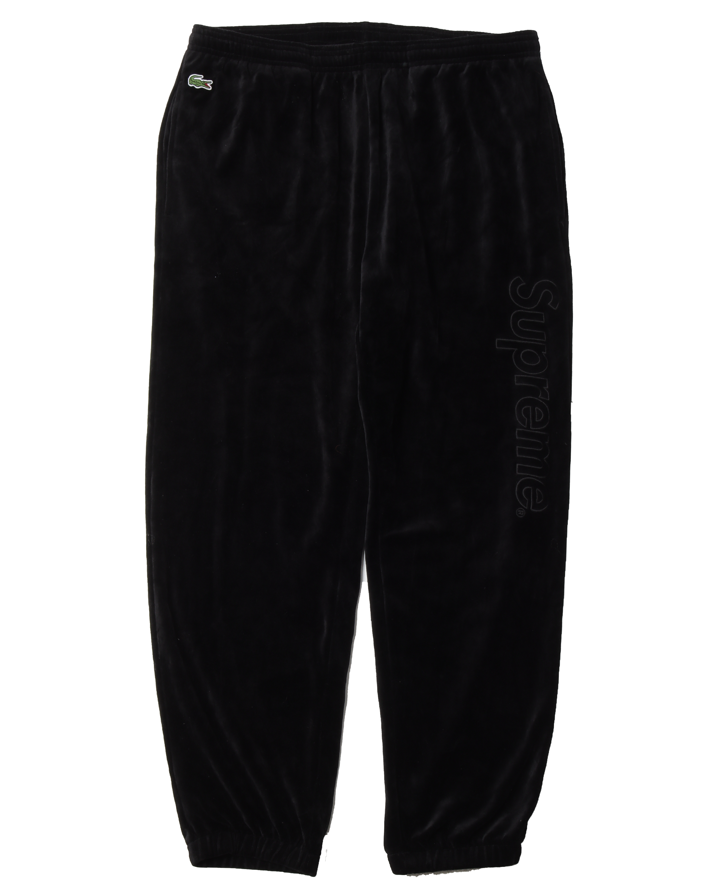 Supreme lacoste velour pants deals