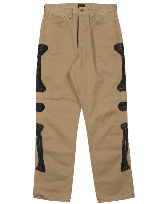 Okagilly Slim-Fit Appliquéd Denim Jeans