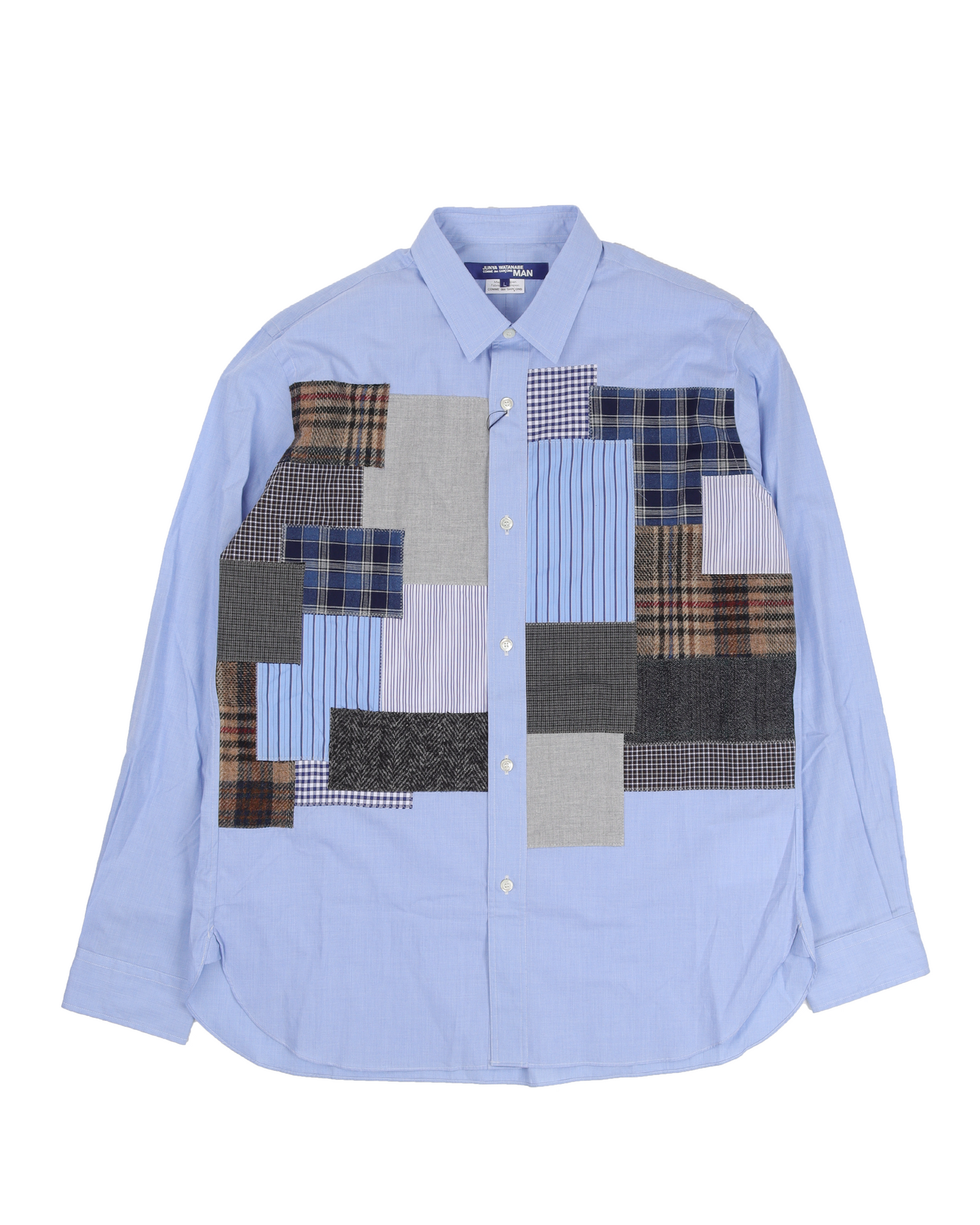 Patchwork Button Shirt
