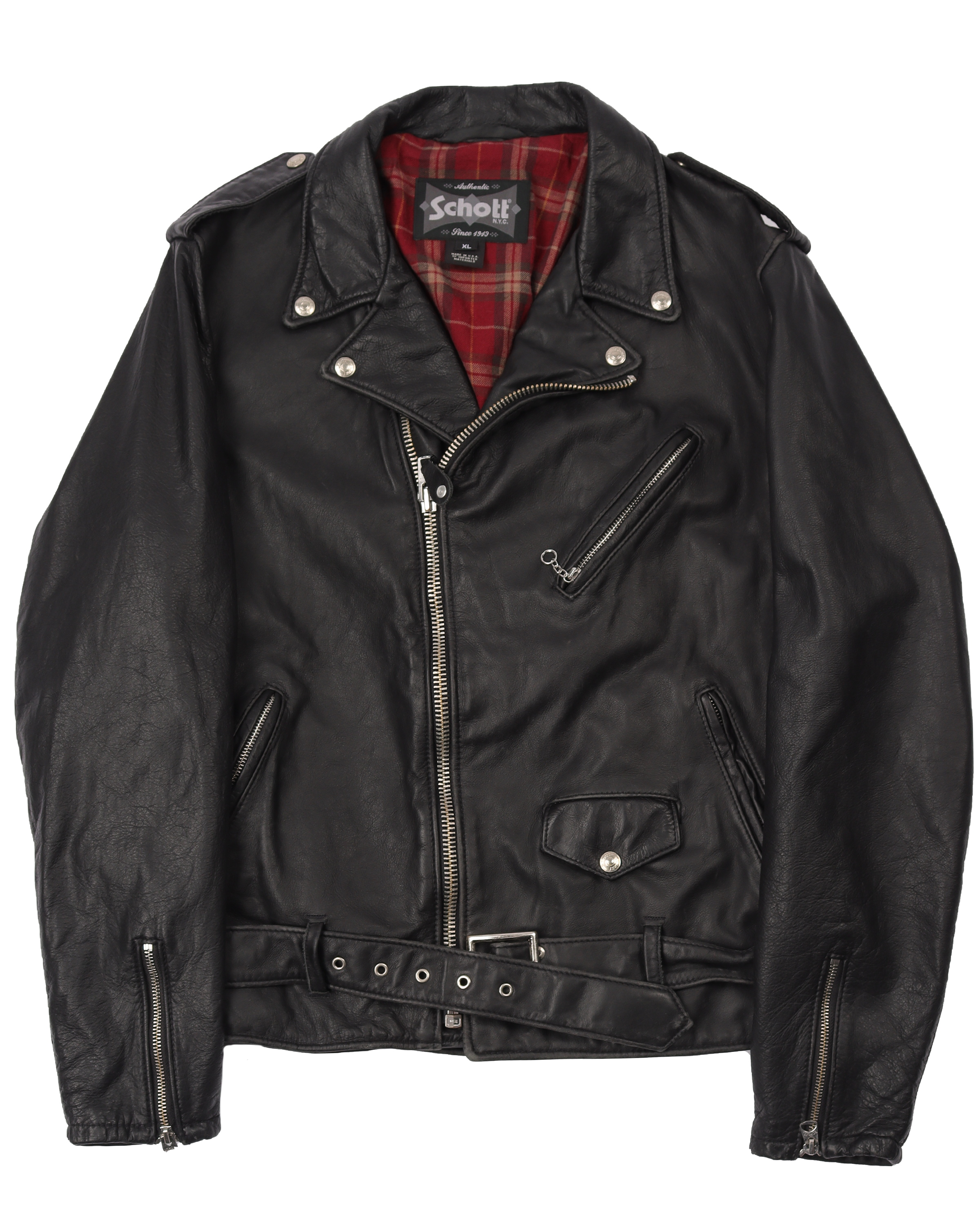Vintage Schott Leather Biker Jacket – Justin Reed Vintage Schott Leather Biker Jacket – Justin Reed