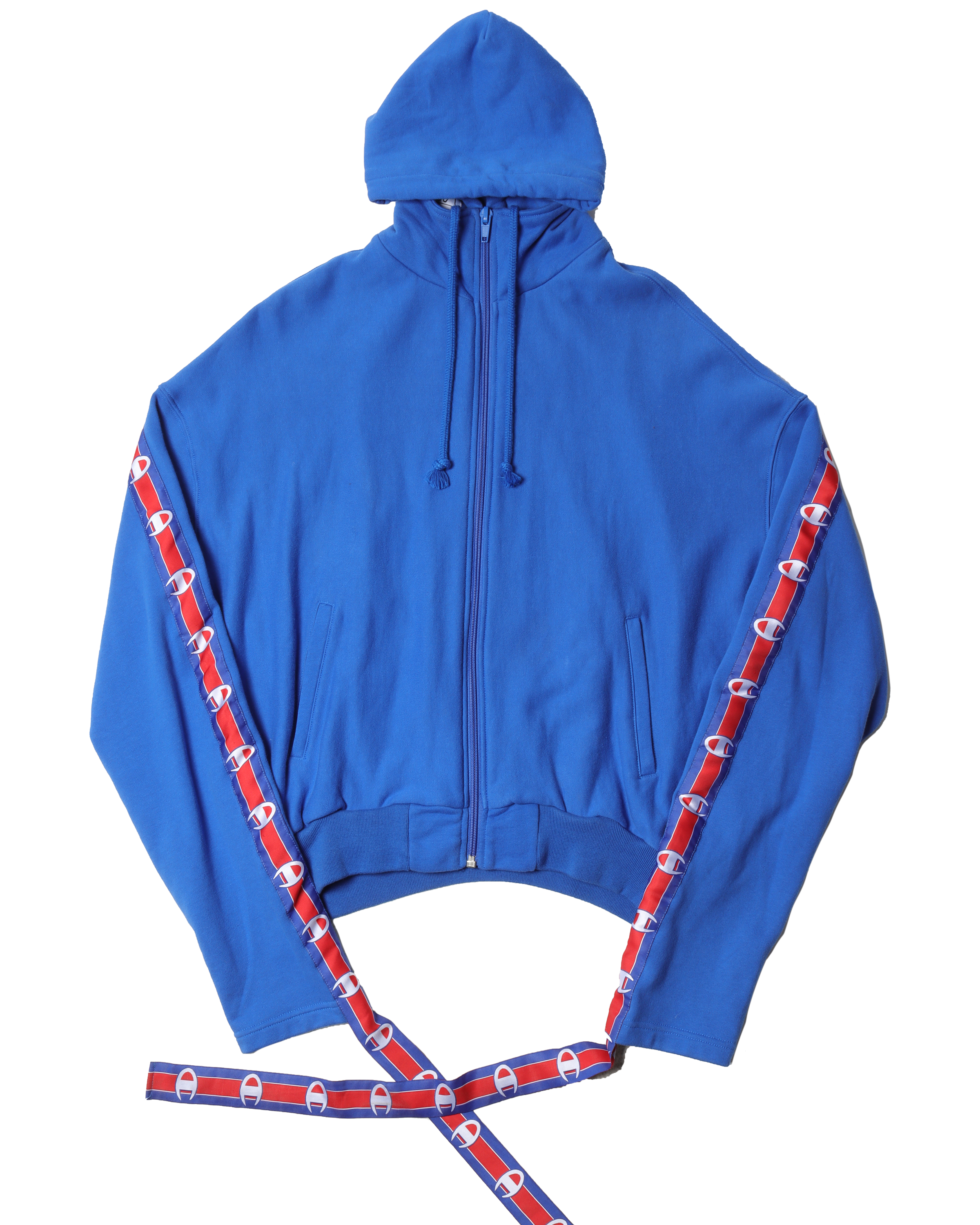 Vetements Champion Reverse Weave Zip Up Hoodie