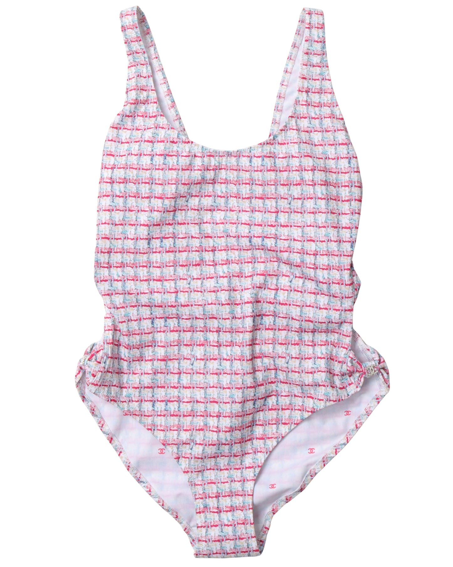 One Piece Jacquard Swimming Suit