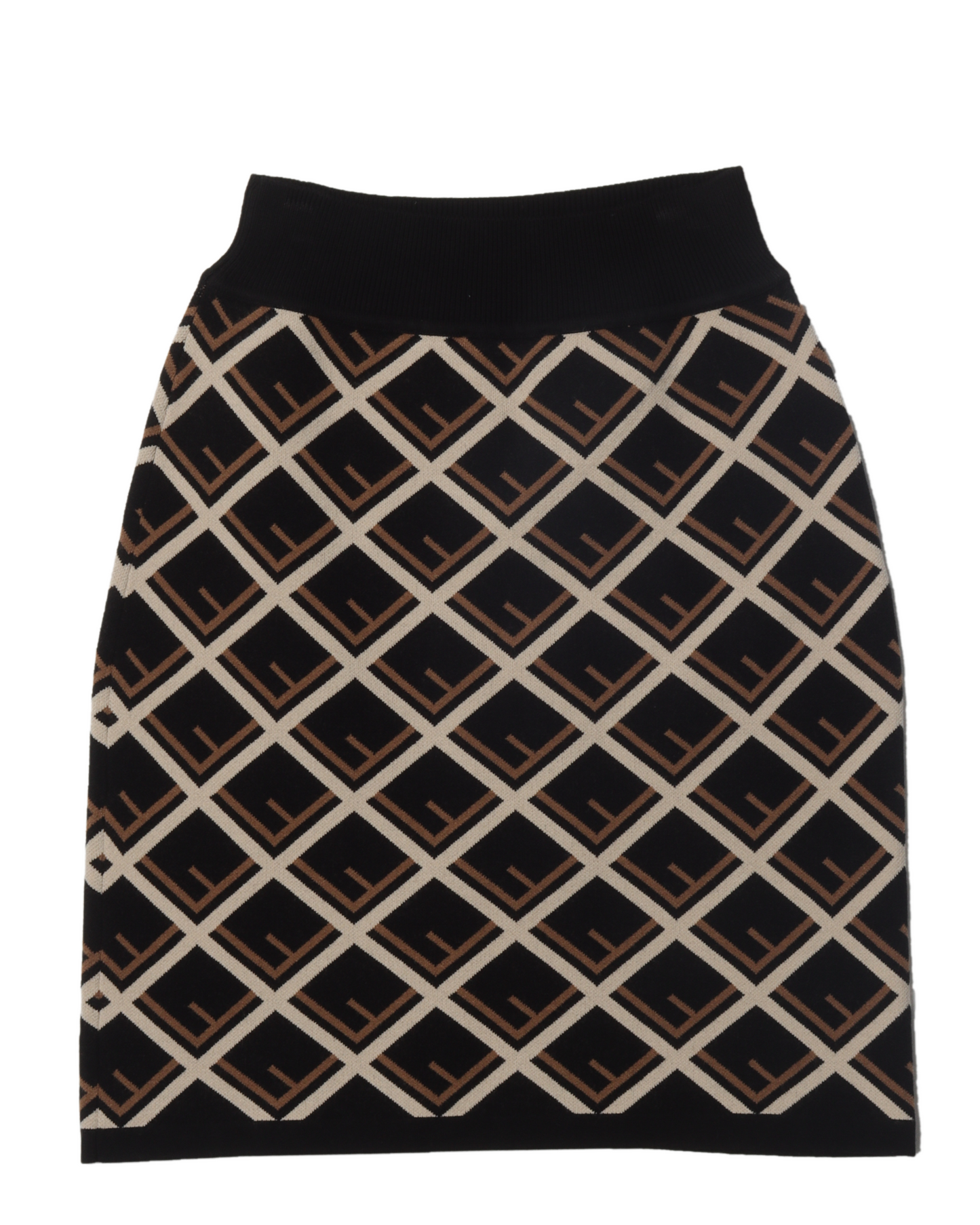Monogram Pencil Skirt