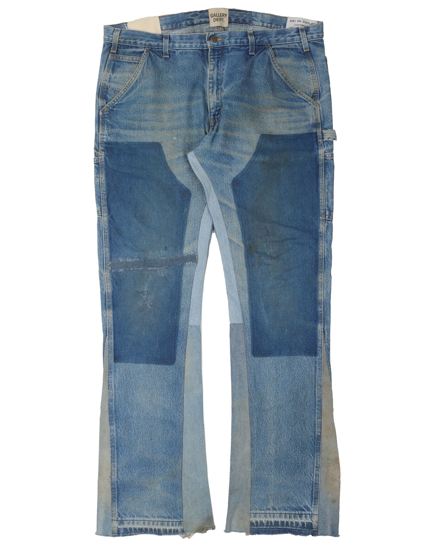 La Flare Light Wash Carpenter Pants