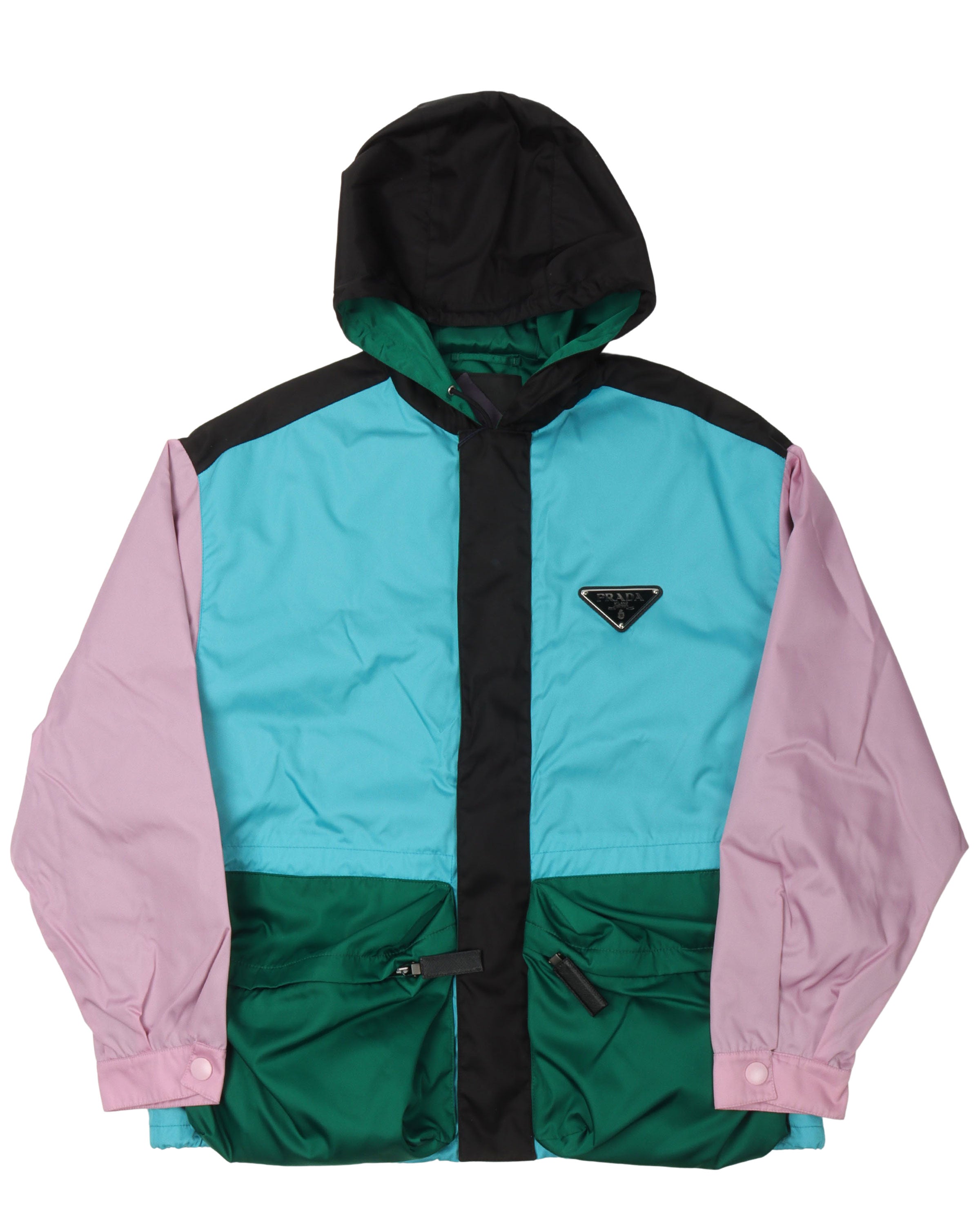 Prada Multicolor Nylon Anorak Jacket