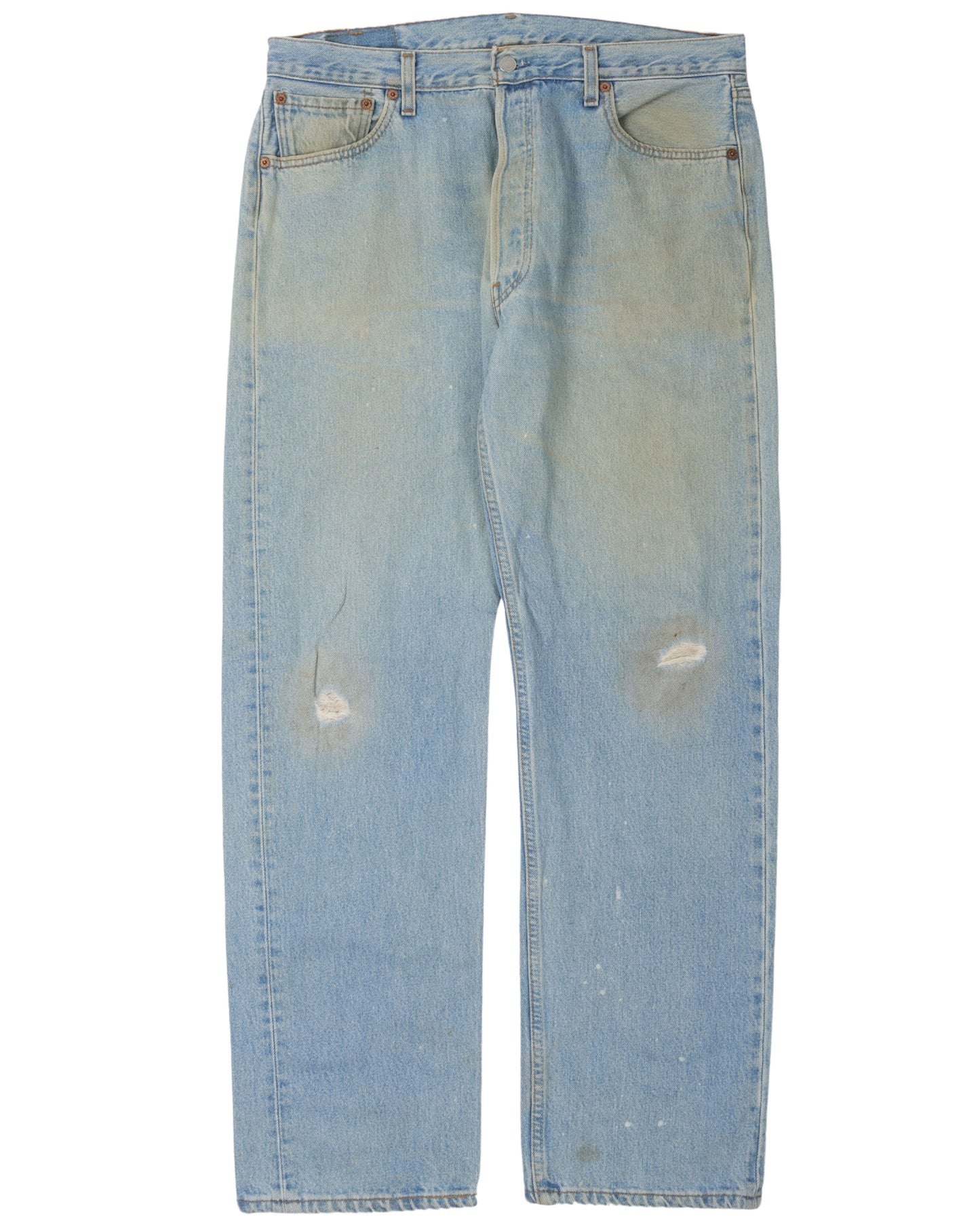 Levi's Distressed Mudwash 501 Denim
