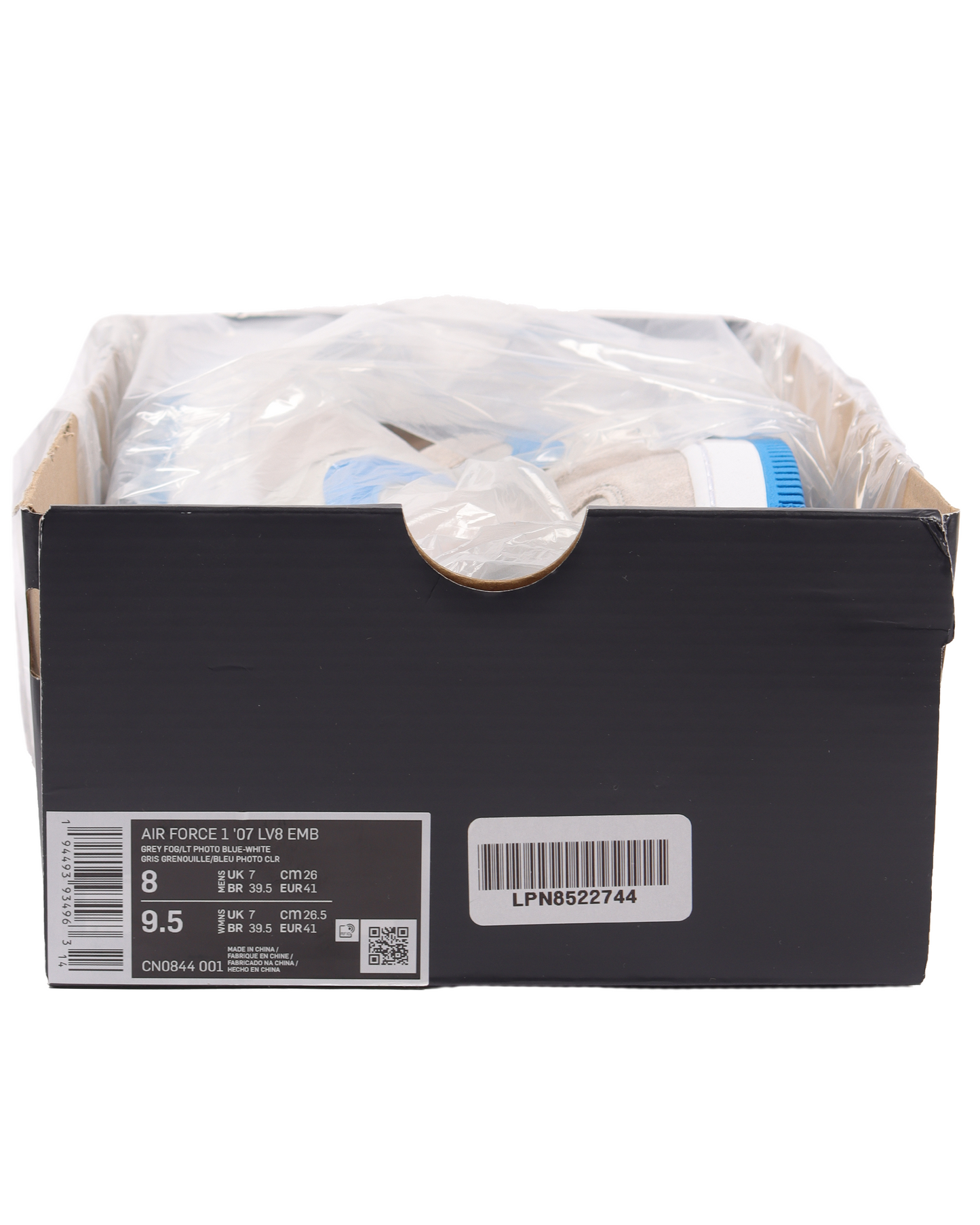 Air Force 1 '07 LV8 EMB 'Grey Fog Light Photo Blue'