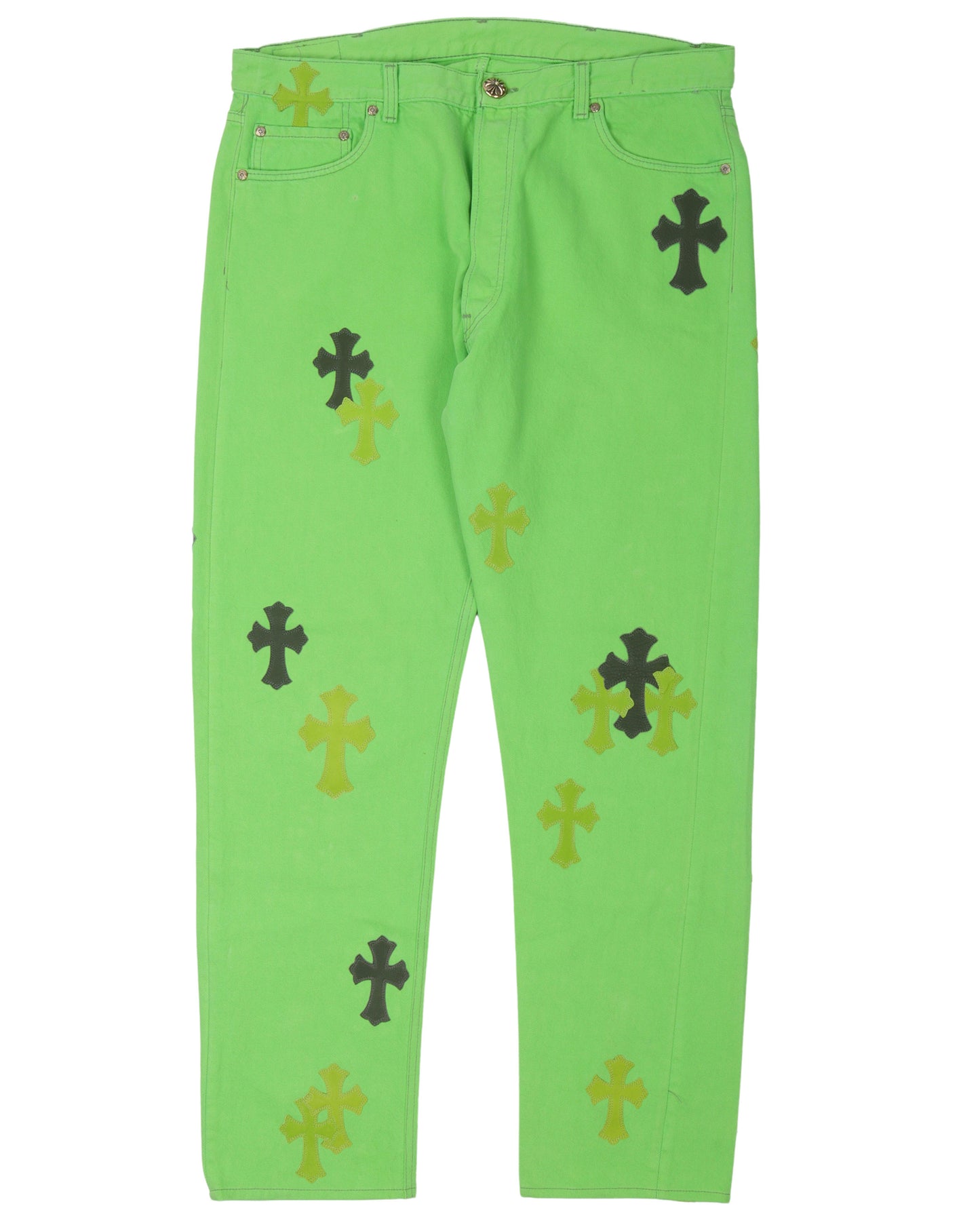 Sex Records Cross Patch Denim