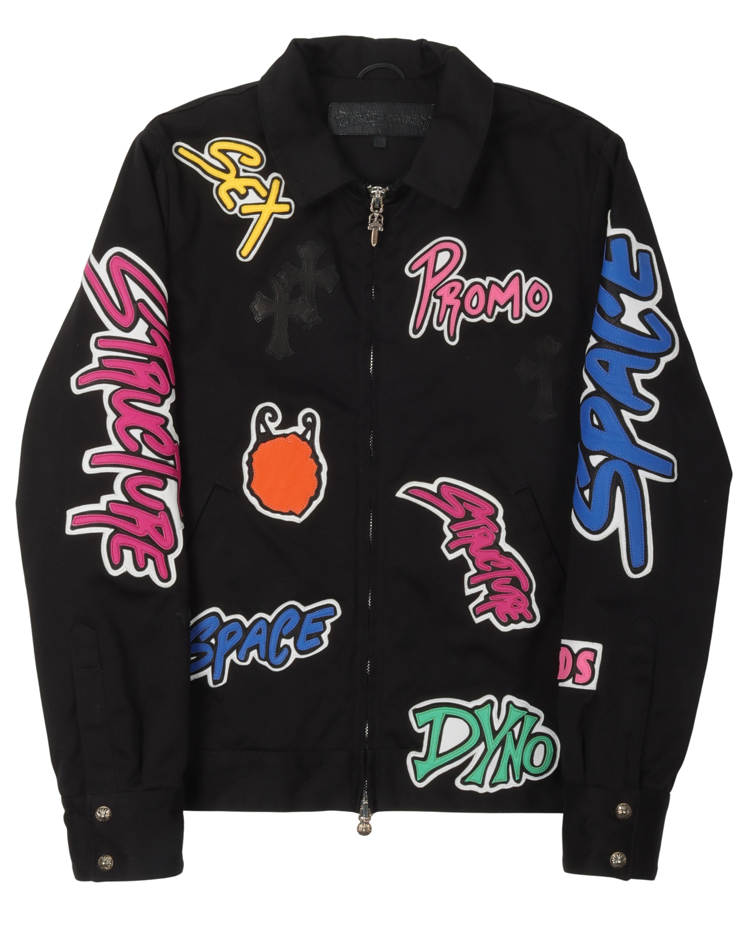 Chrome Hearts Matty Boy Sex Records Patch Work Jacket 