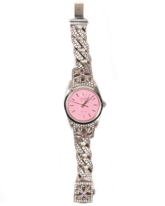 36mm Pave Rolex Air King