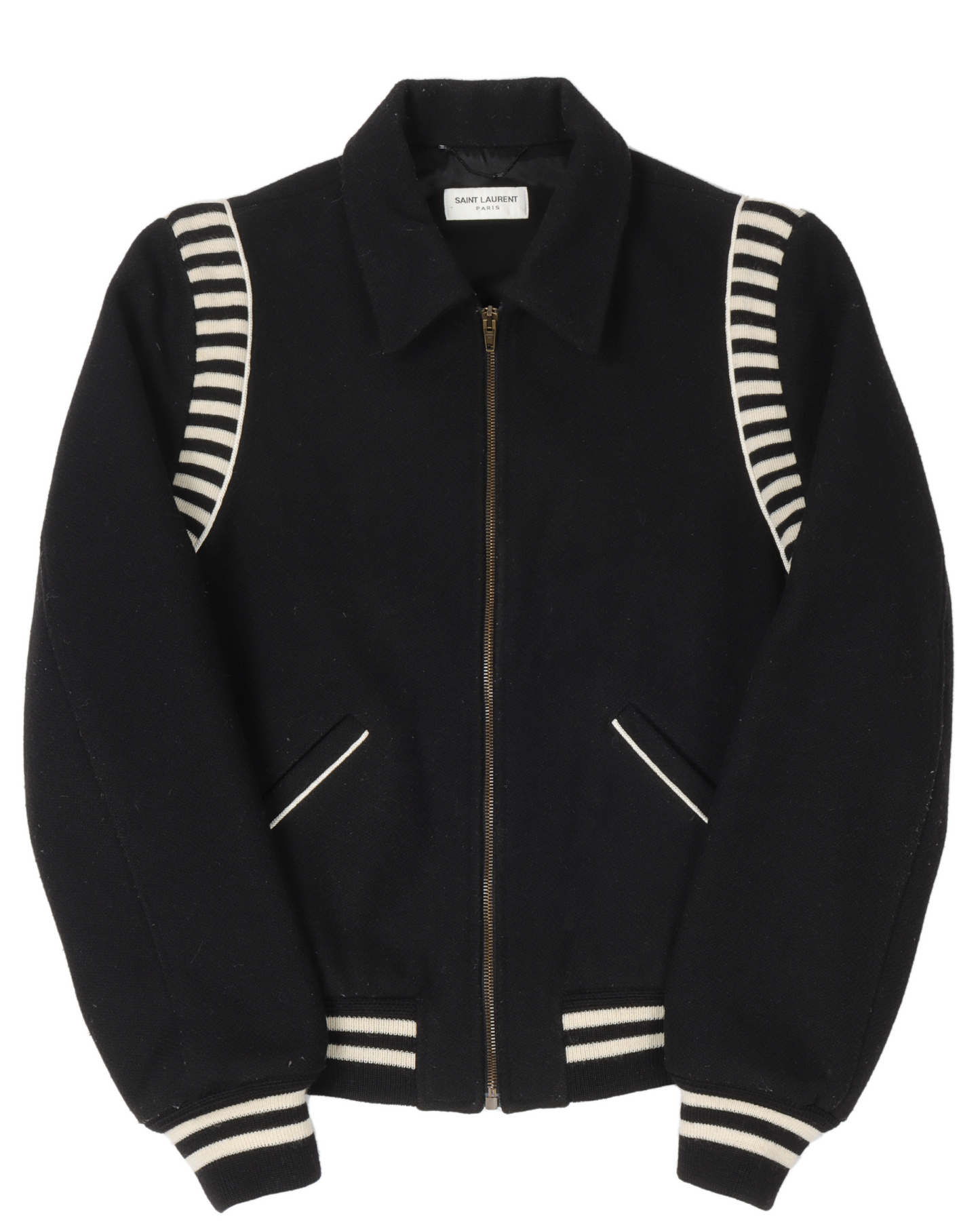 FW16 Ray Striped Teddy Jacket