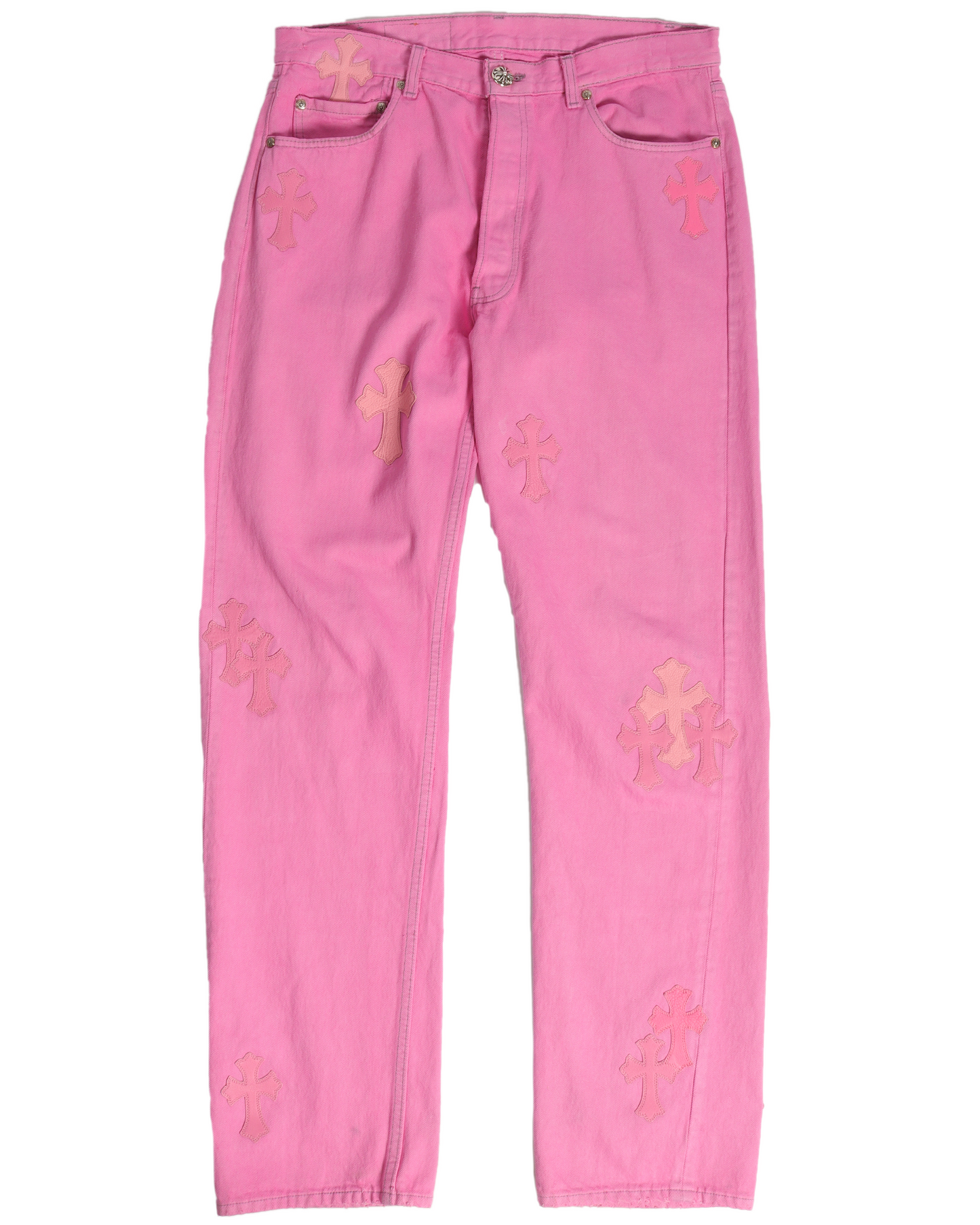 Levi's Cross Patch Denim Sex Records Neon Pink