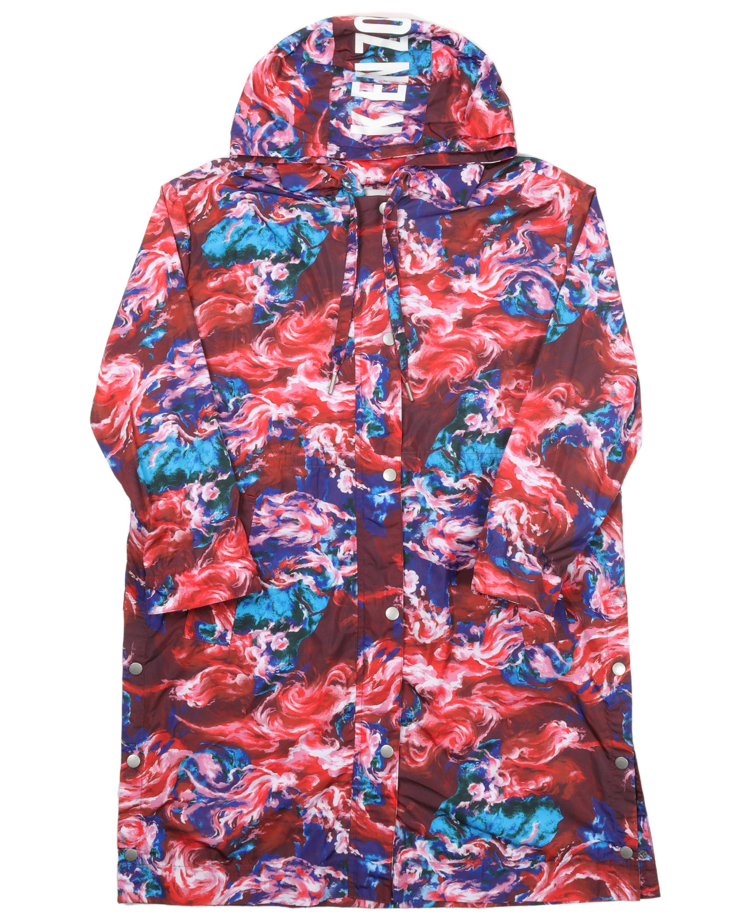 "Kenzo World" Long Raincoat