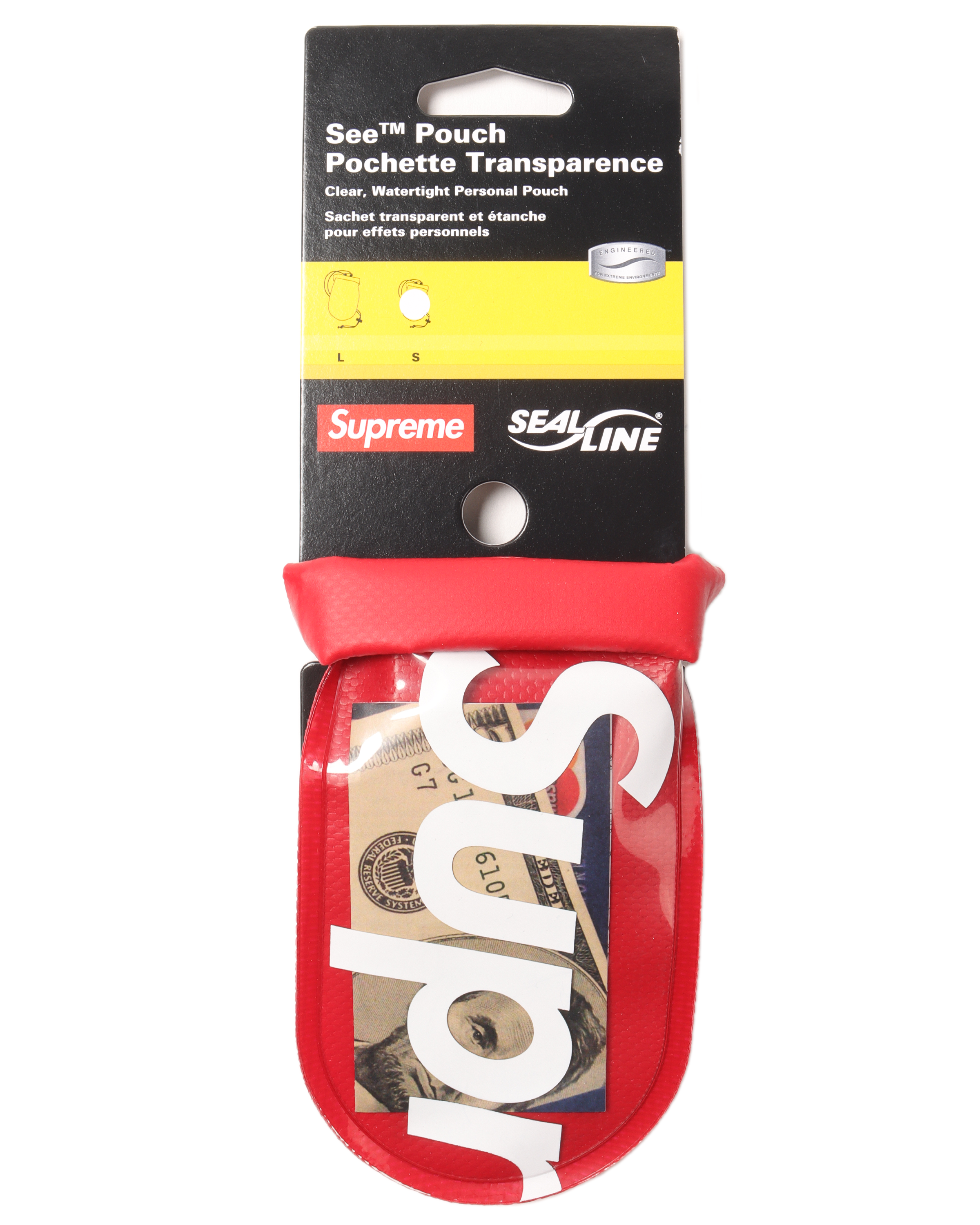 Supreme aggiungere Sealline Pouch Red