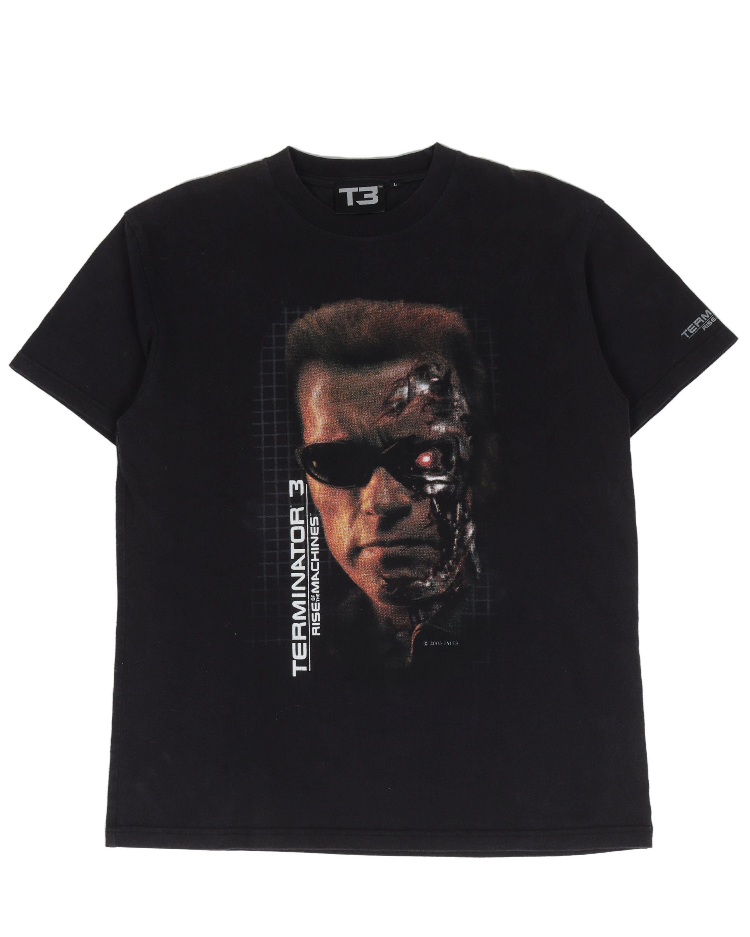 Øjeblik væske kan ikke se Vintage Terminator 3 "Rise of The Machines" T-Shirt