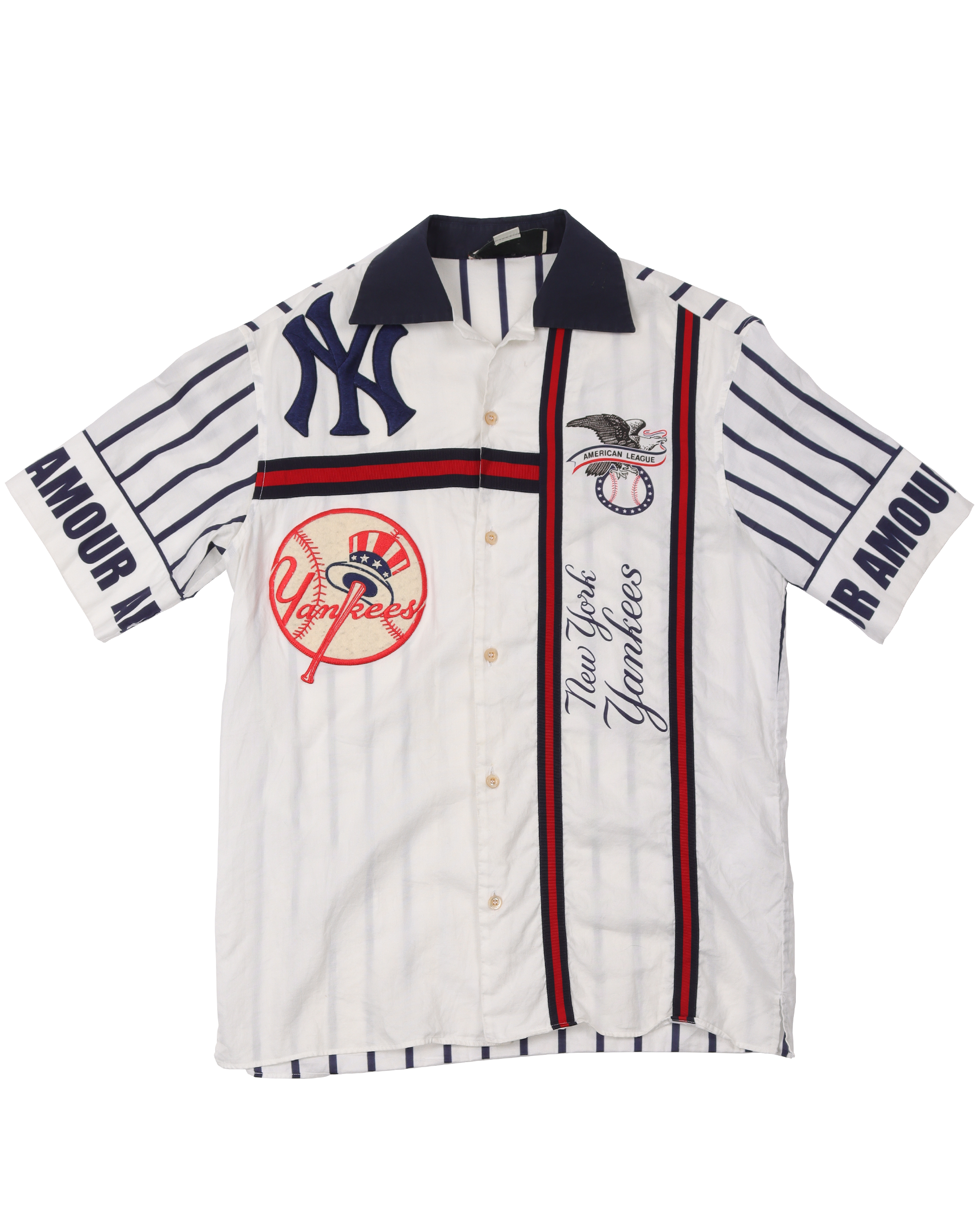 Gucci New York Yankees Embroidered Shirt