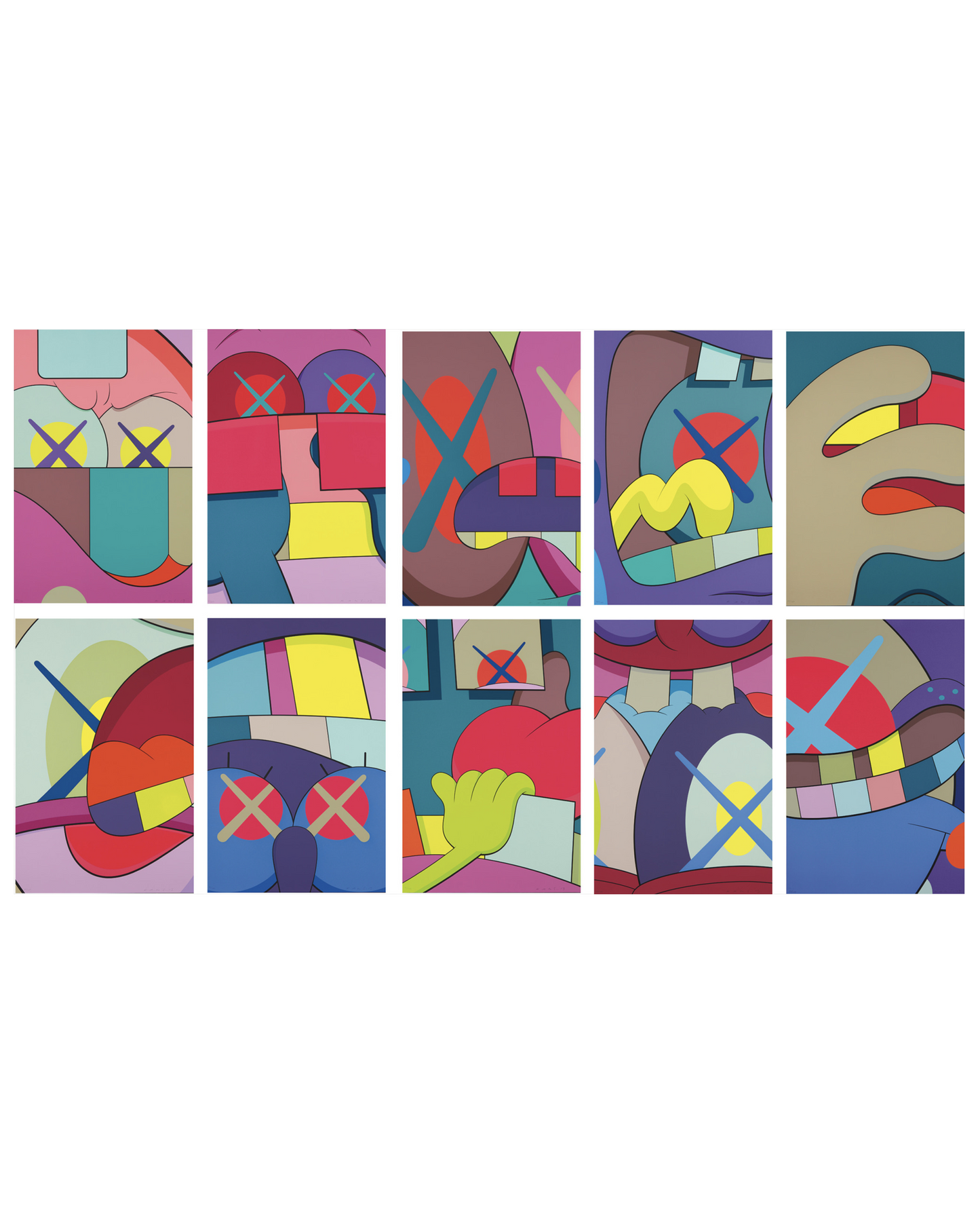 "UPS AND DOWNS" 10 Print Set (2013)