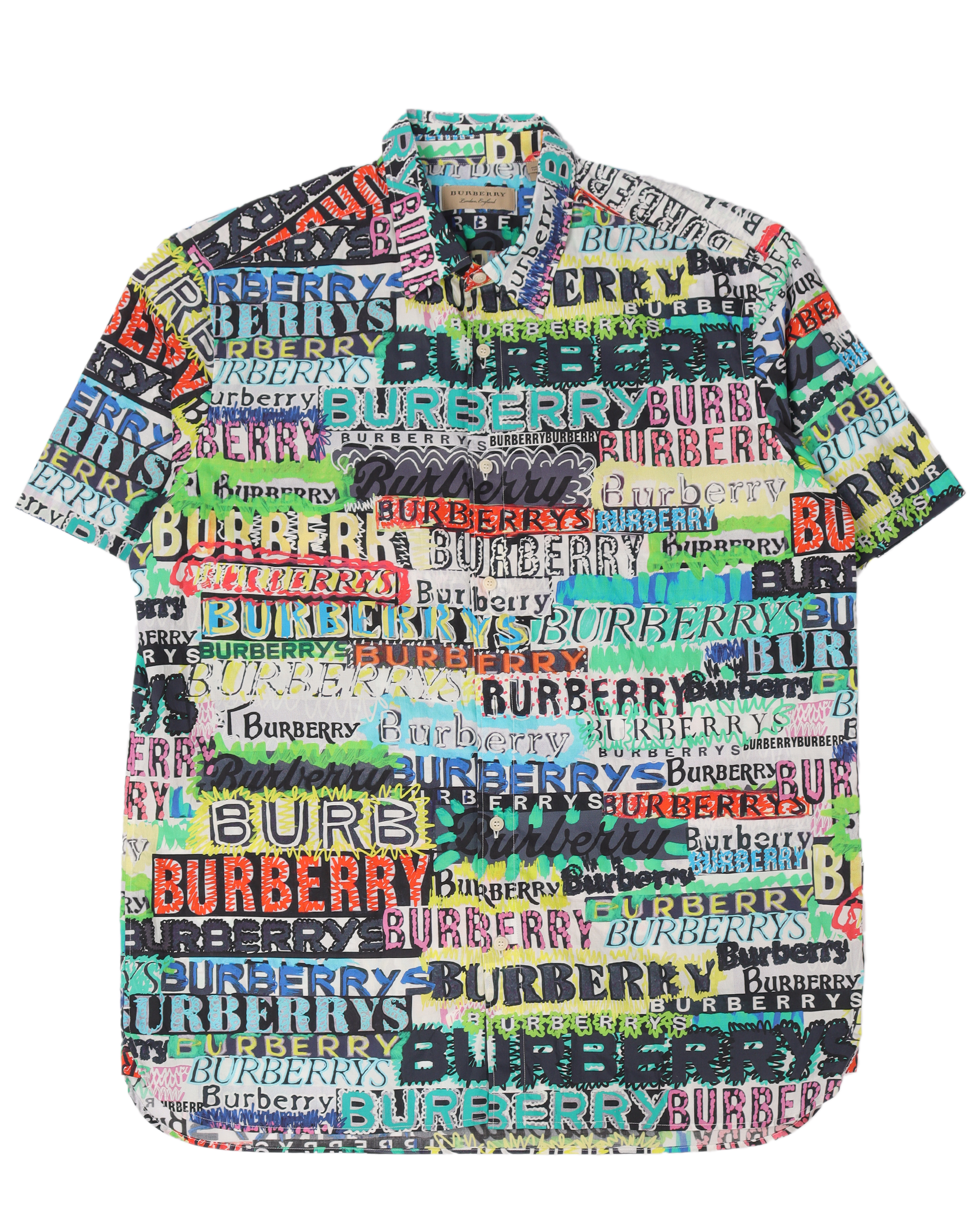 Burberry top graffiti shirt