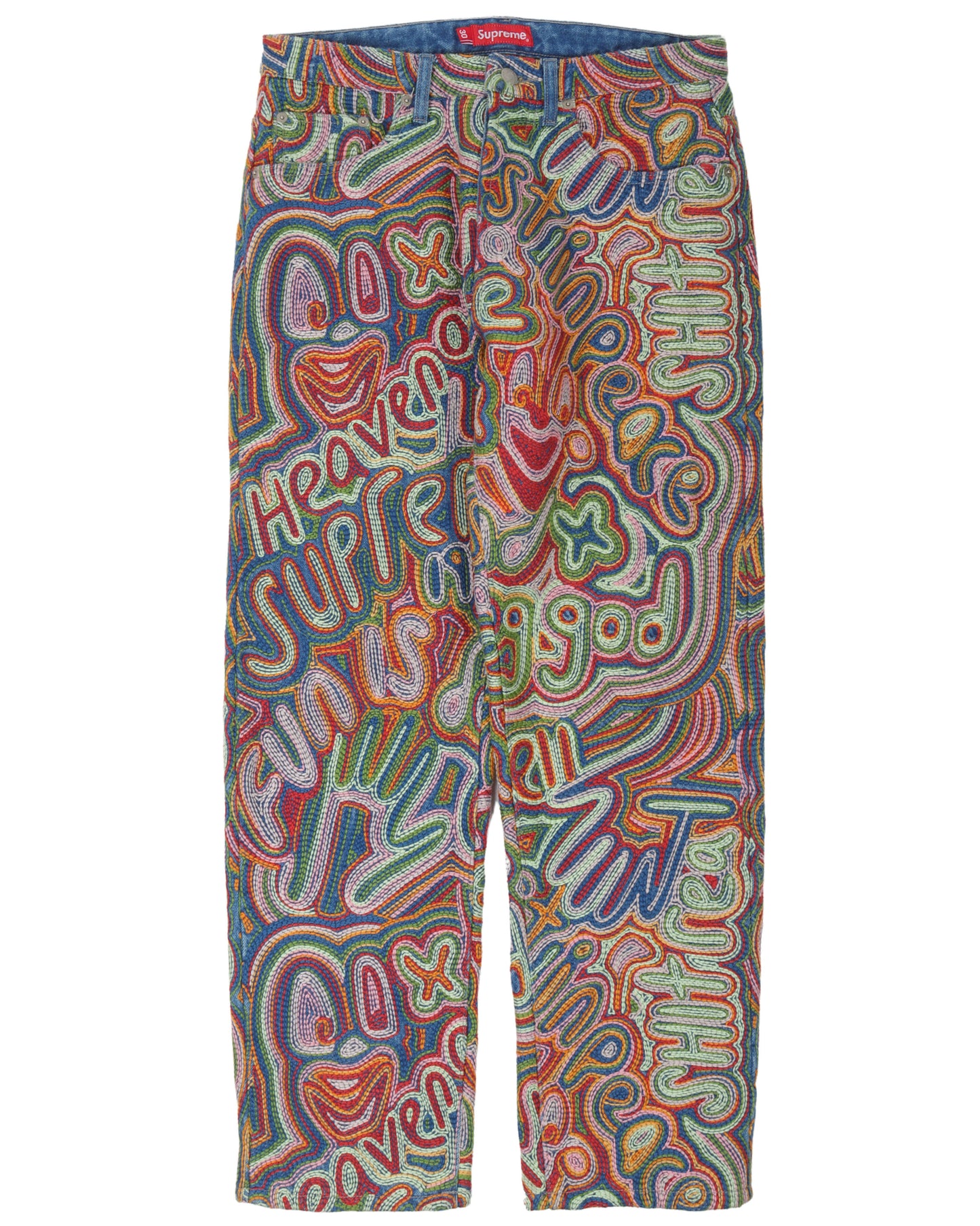 Crocheted Jeans