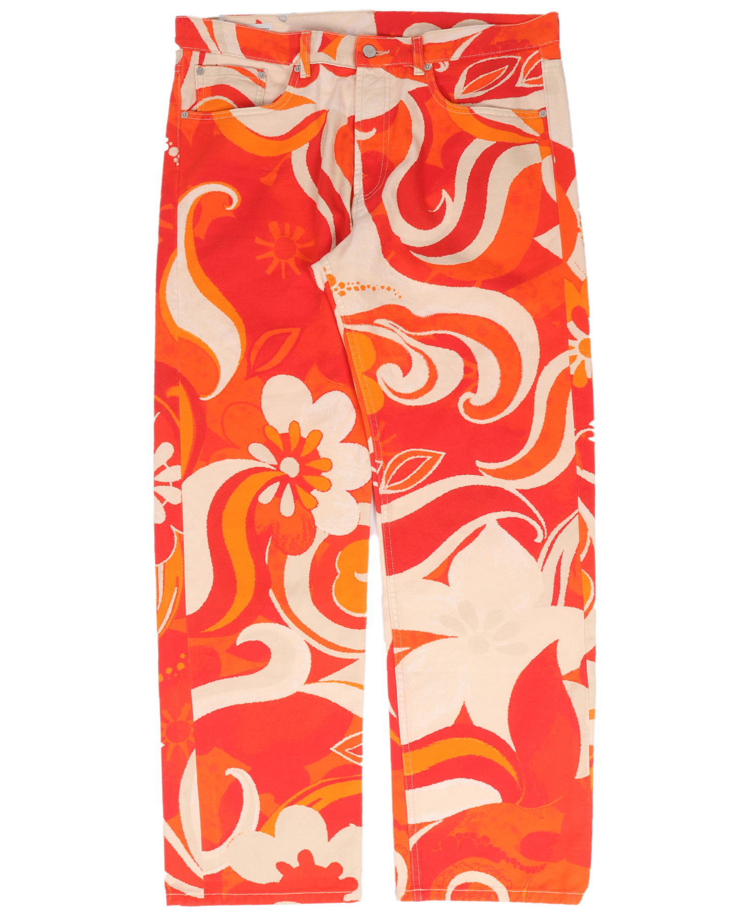 Orange Denim Jean