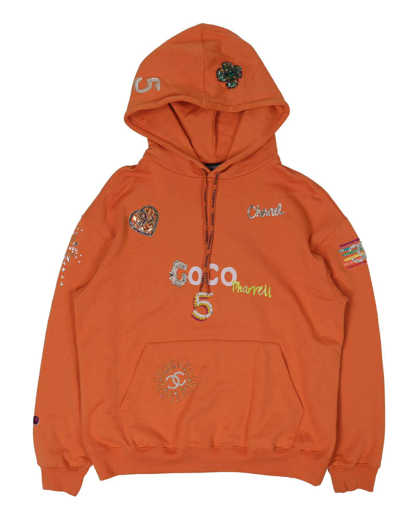 Pharrell Embroidered Logo Hoodie
