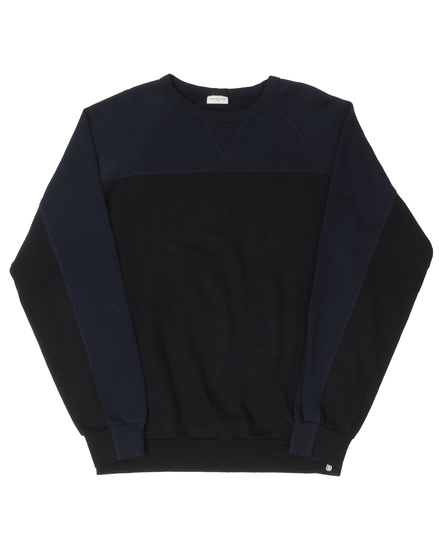 Side Zip Two Tone Sweater