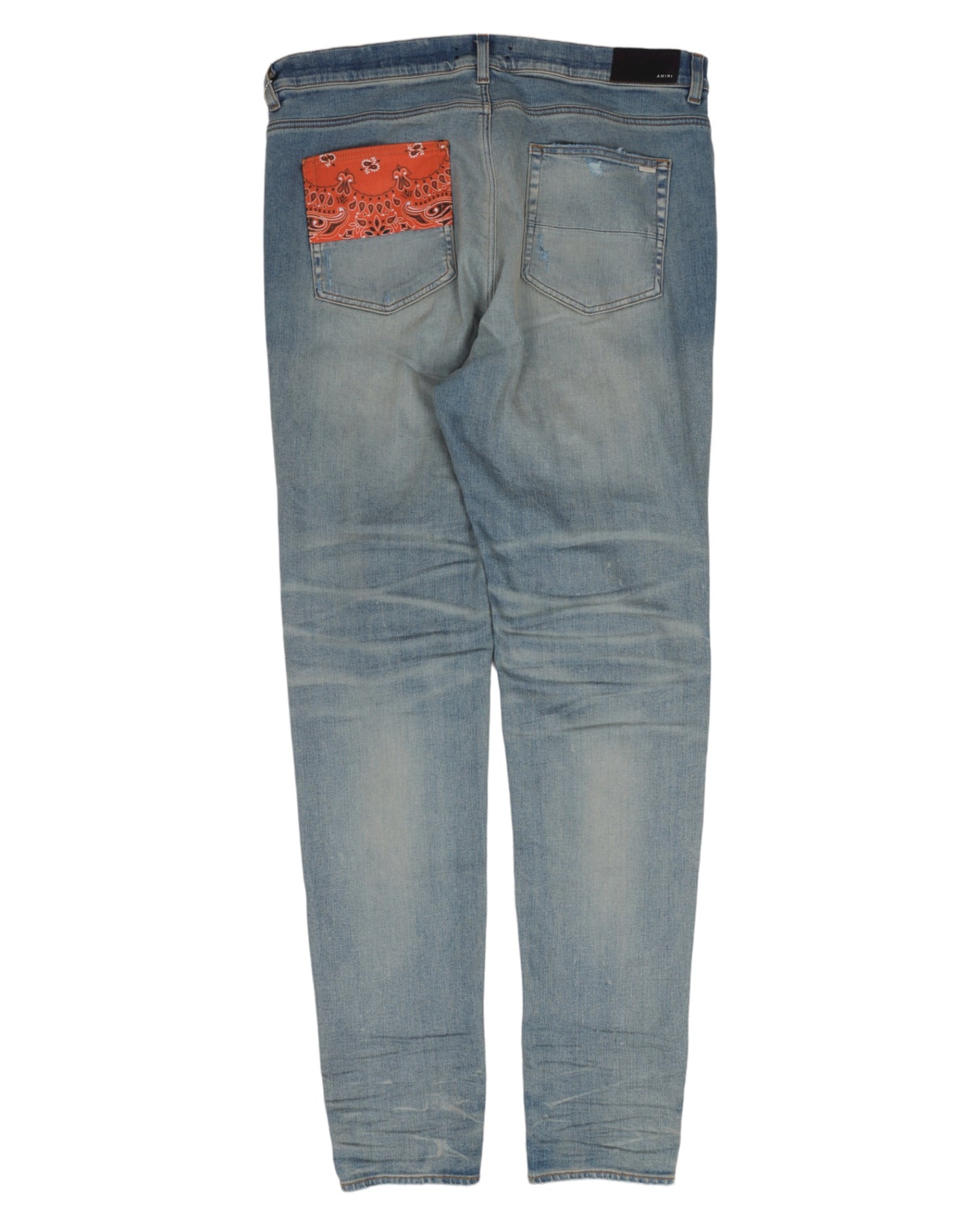 Paisley Patched Jeans