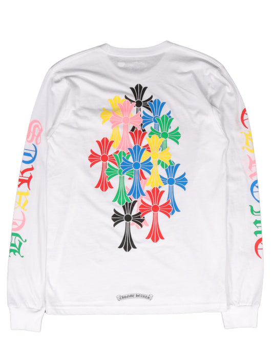 Multicolor Cross Logo L/S T-Shirt