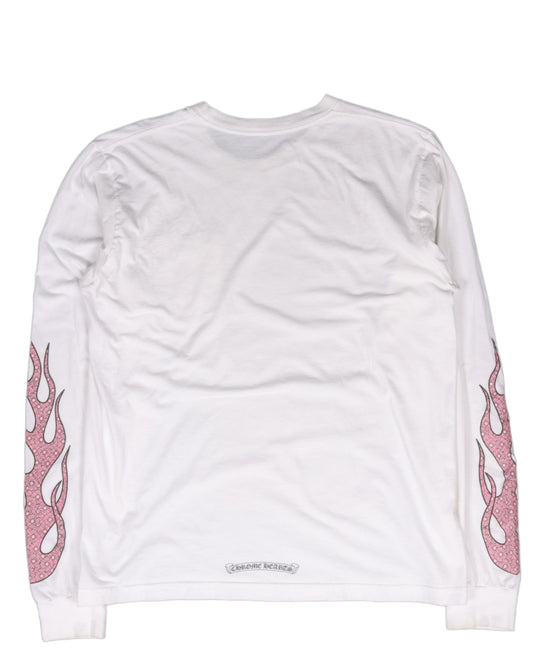 Pink Flames L/S T-Shirt
