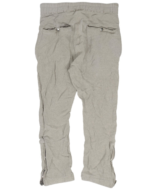 Silk-Blend Drawstring Sweatpants